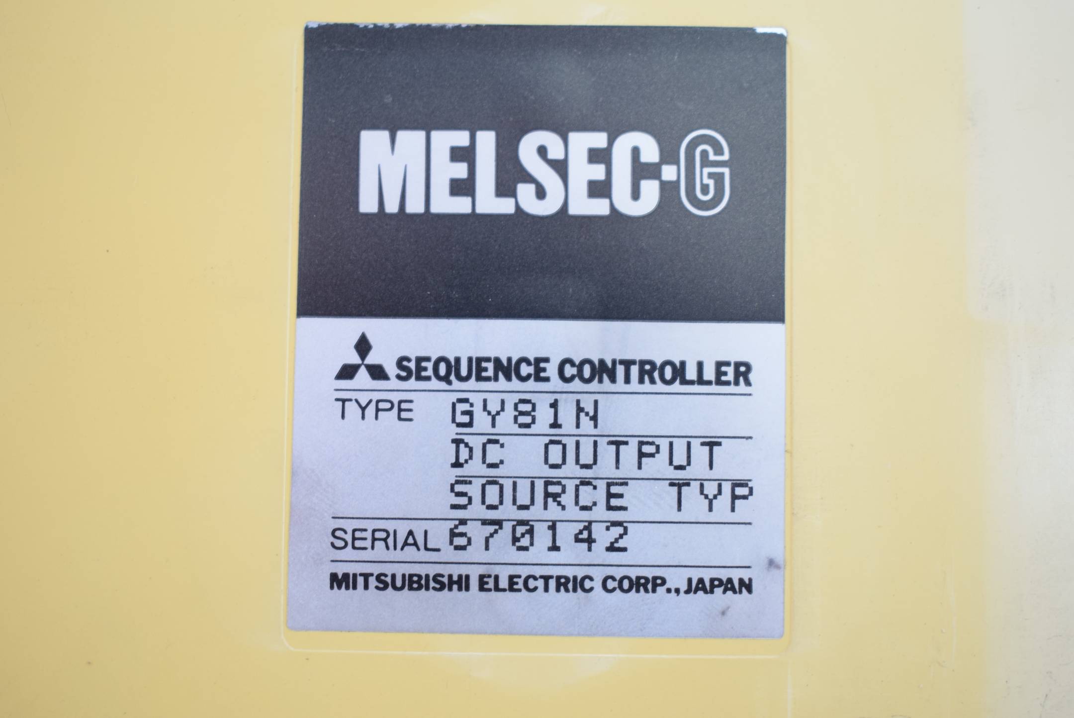Mitsubishi Melsec-G GY81N ( 670142 )