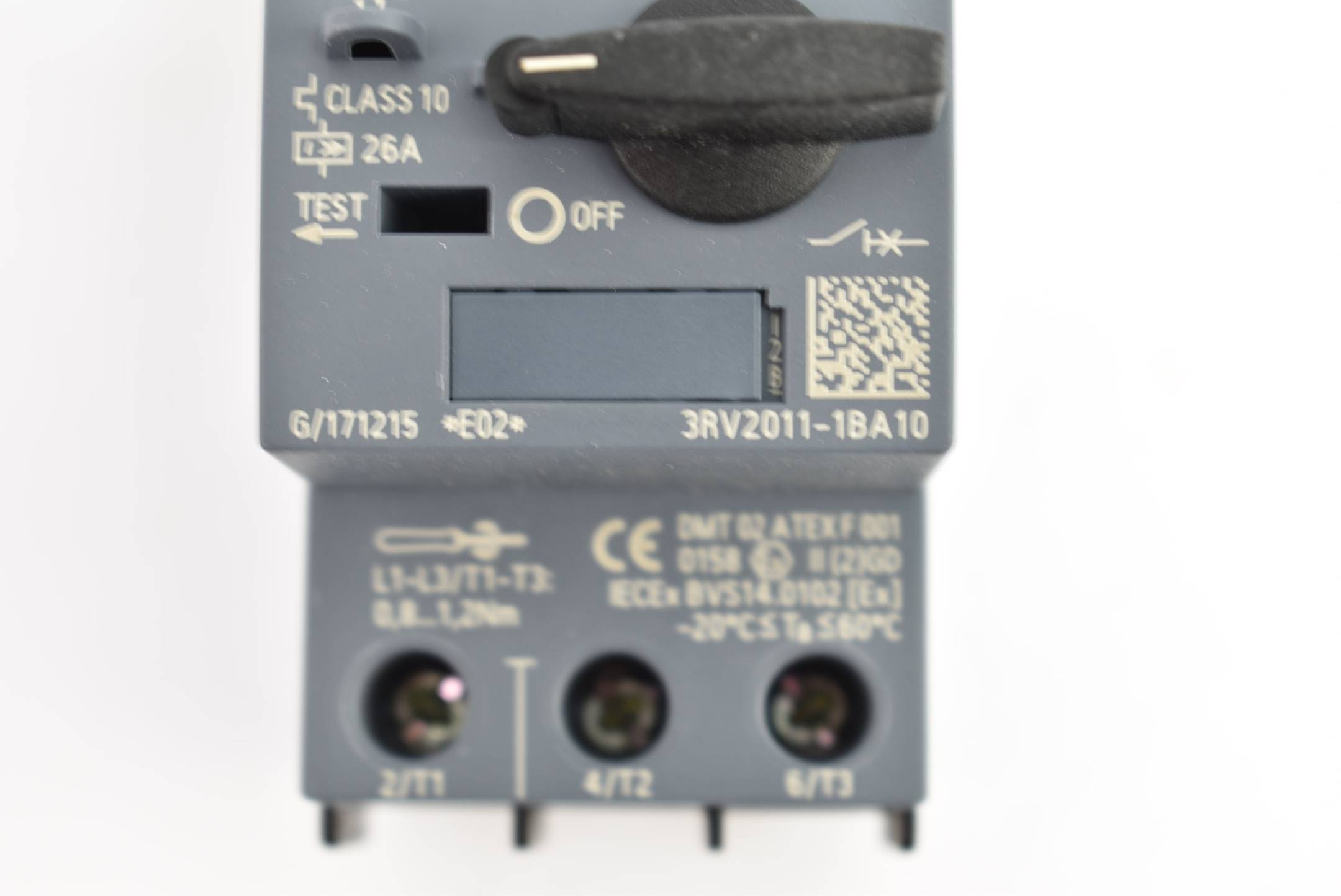 Siemens Sirius Leistungsschalter Baugr. S00 3RV2011-1BA10 ( 3RV2 011-1BA10 ) E2