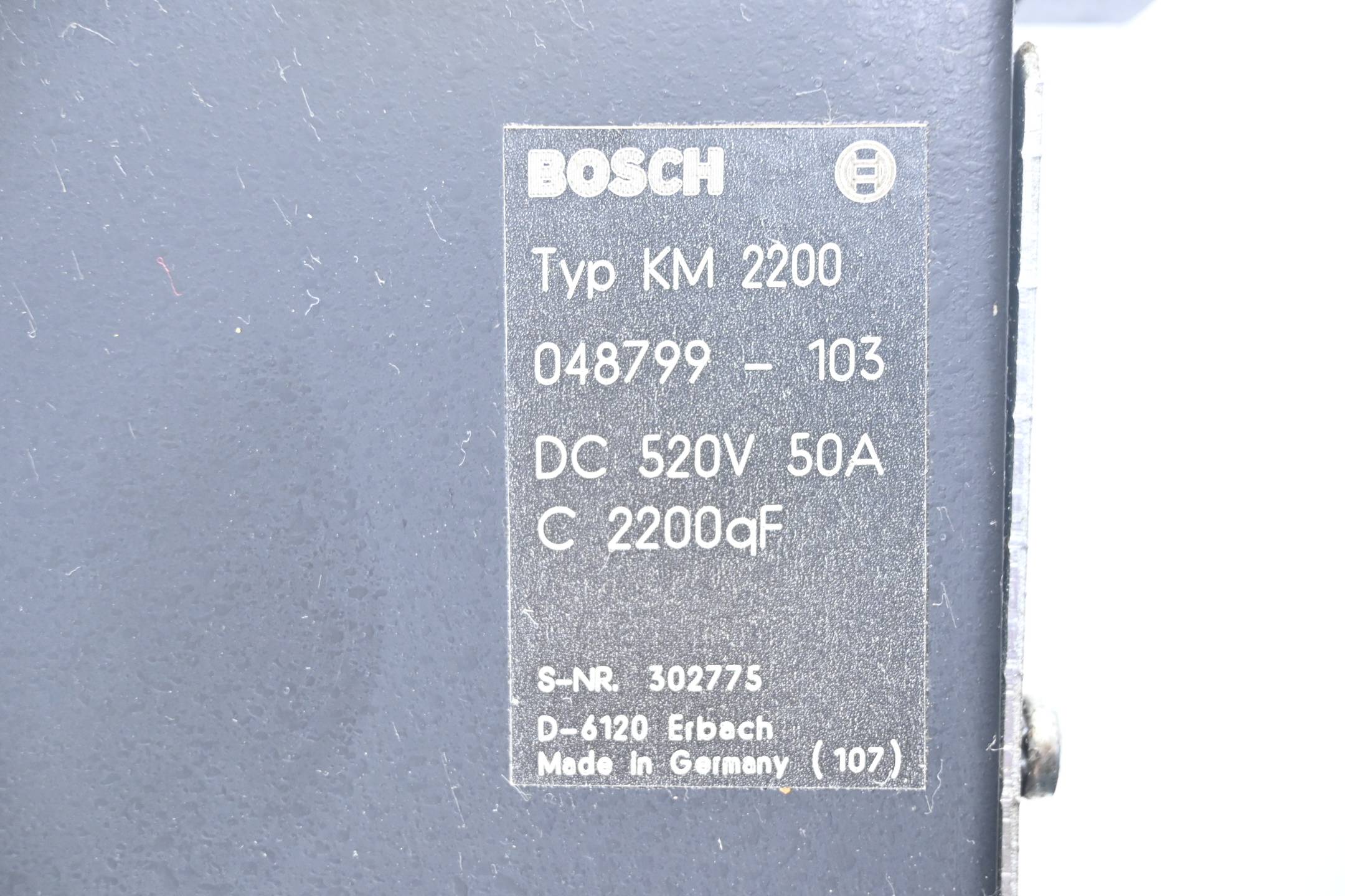 Bosch Kondensatormodul KM 2200 ( 048799-103 )