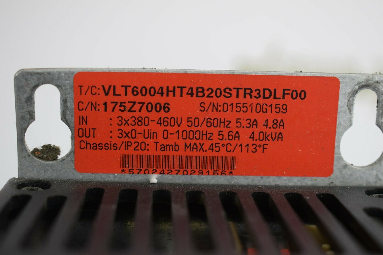 Danfoss VLT6004 4.0kVa VLT6004HT4B20STR3DLF00A00C0 ( 175Z7006 )