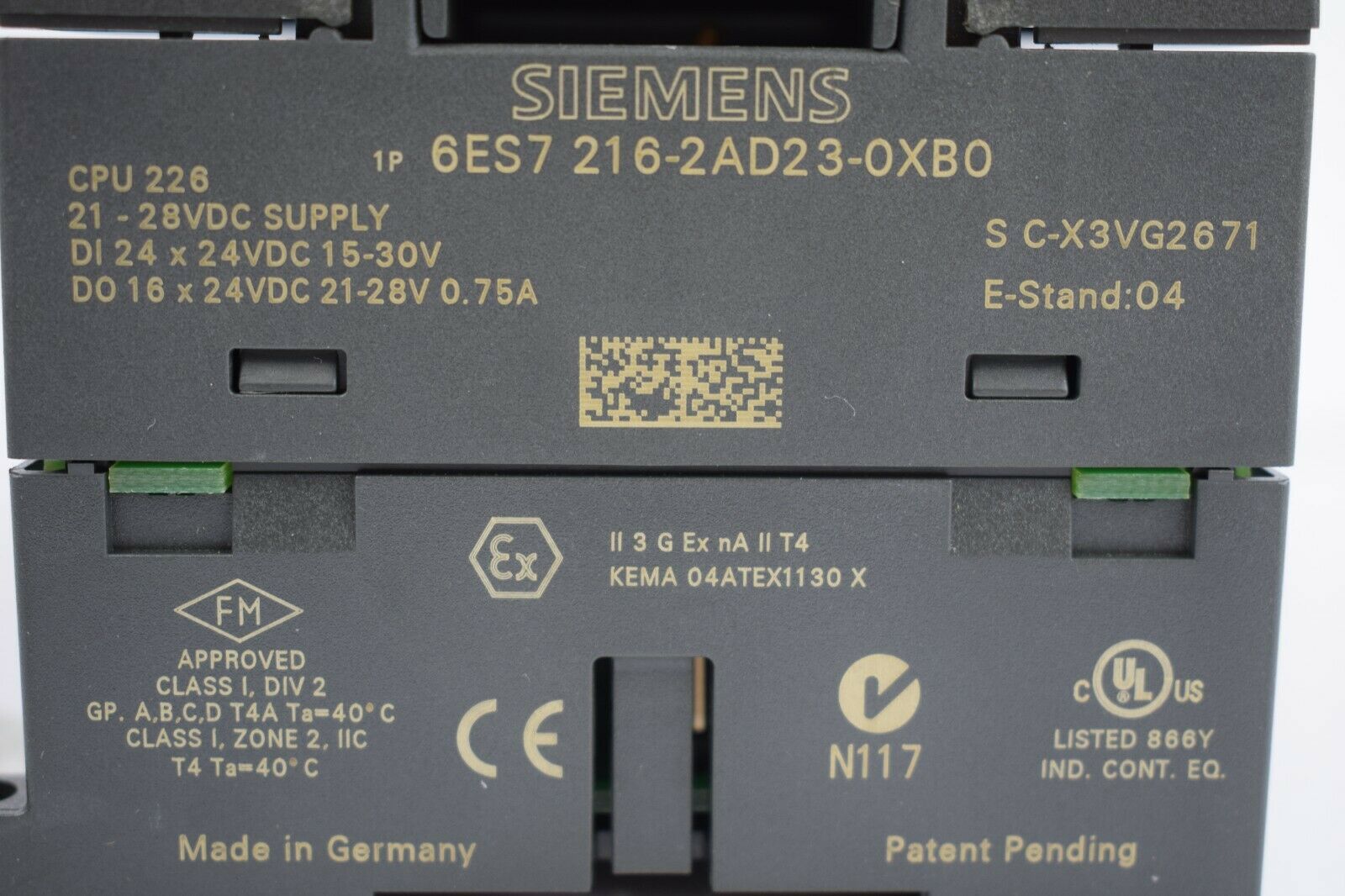 Siemens simatic S7-200 CPU 226 6ES7 216-2AD23-0XB0 ( 6ES7216-2AD23-0XB0 ) E4