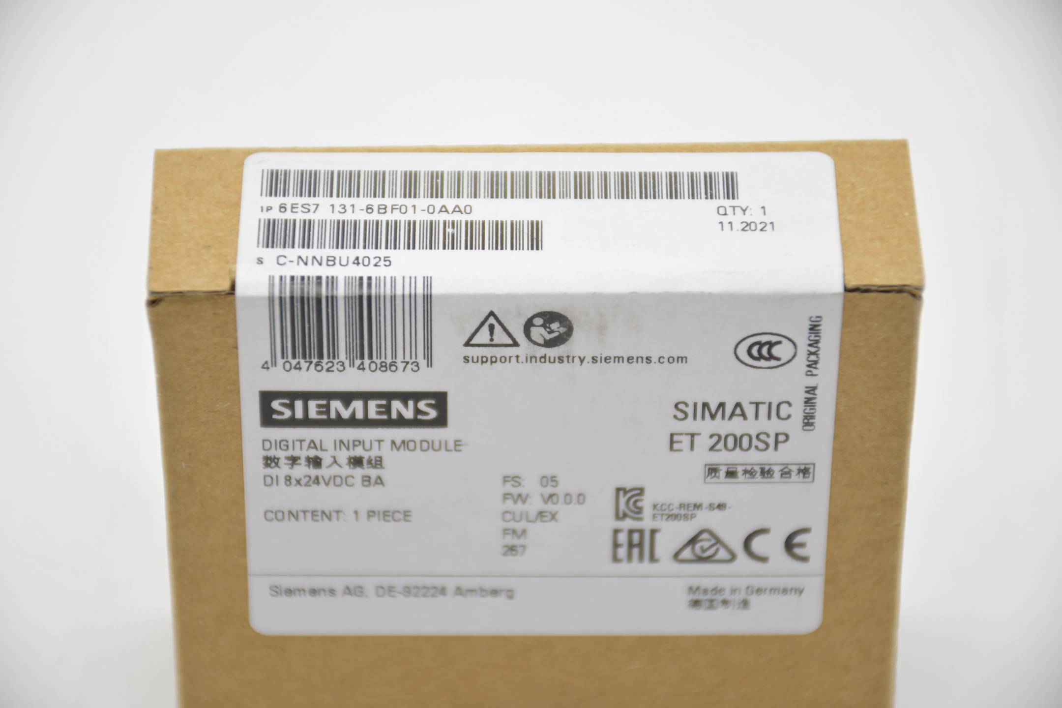 Siemens simatic ET 200SP 6ES7 131-6BF01-0AA0 ( 6ES7131-6BF01-0AA0 )