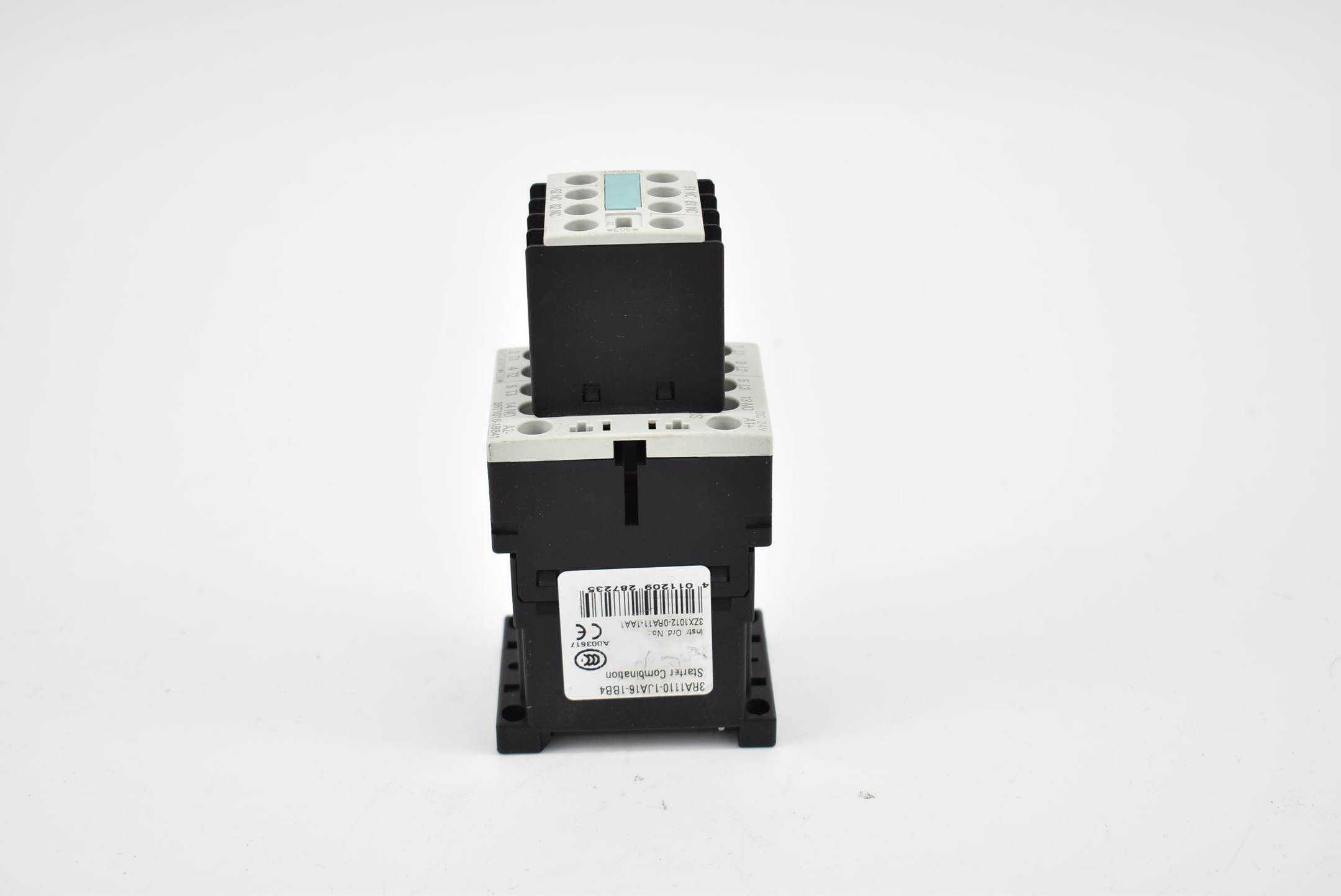 Siemens Leistungsschütz 3RT1016-1BB41 + Hilfsschalterblock 3RH1911-1FA02