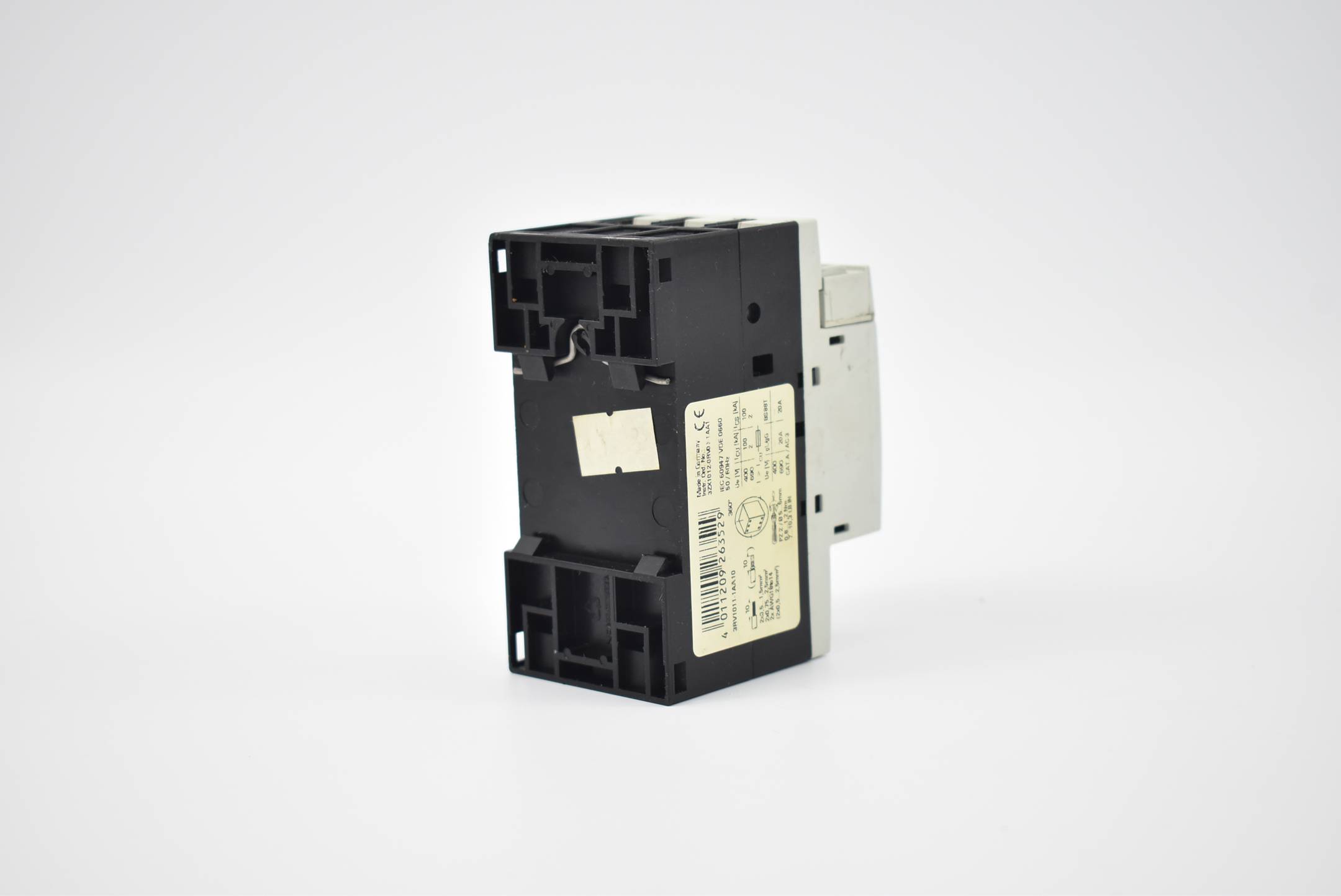 Siemens sirius Leistungsschalter 3RV1011-1AA10 + Hilfskontakt 3RV1901-1D