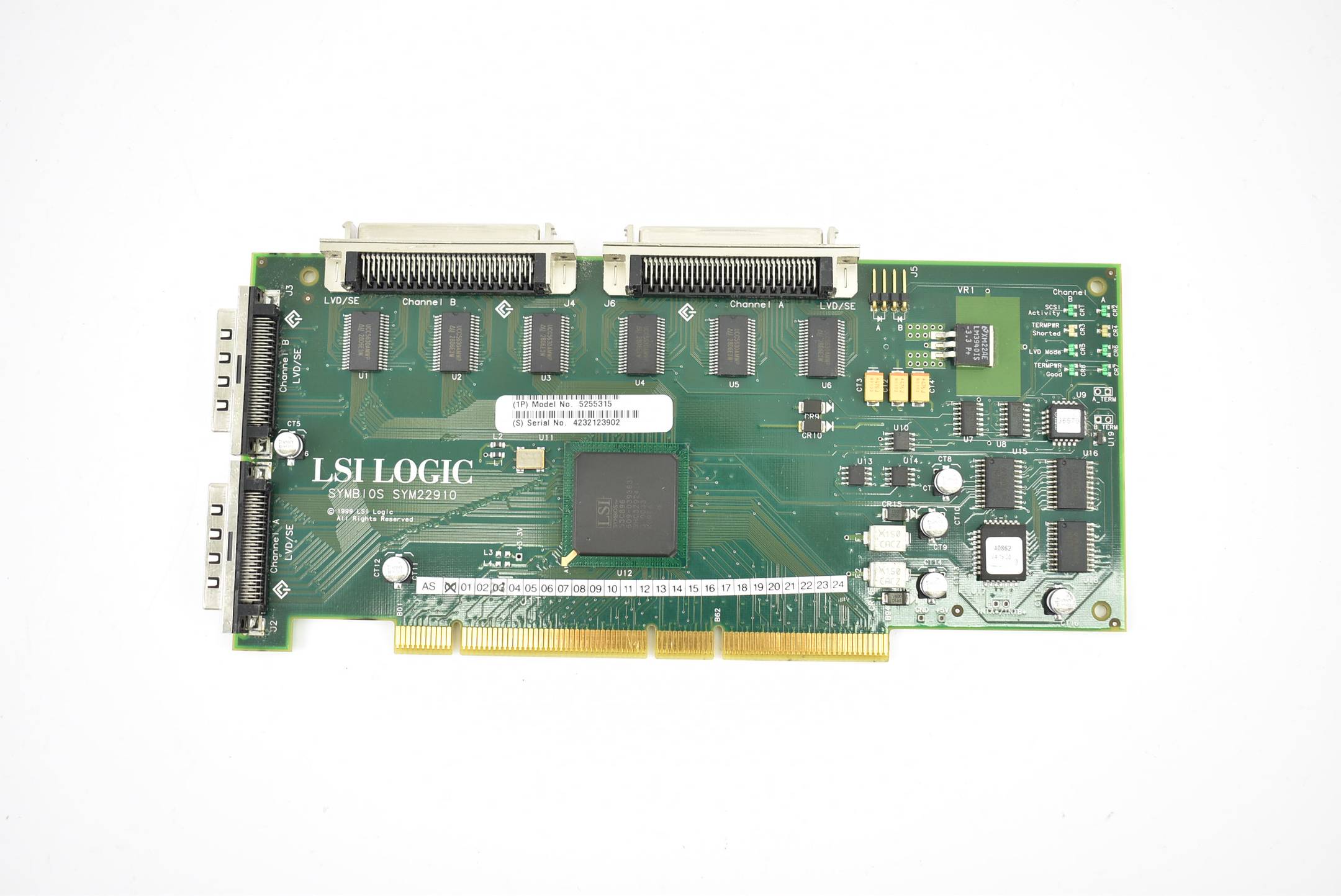 Siemens LSI Logic Symbios SYM22910 dual Controller 5255315
