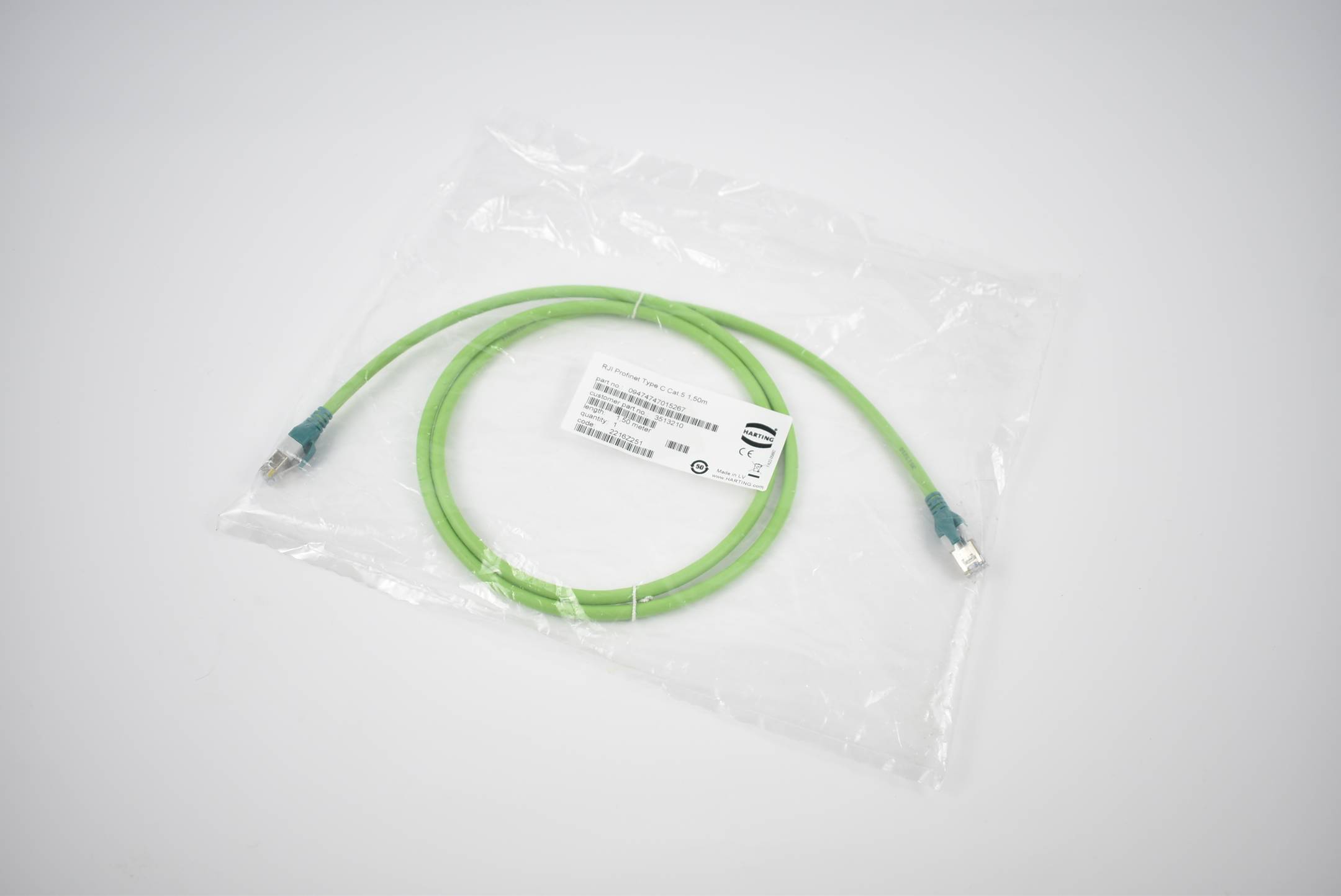 Harting RJI Profinet Type C Cat5 3513210 ( 09474747015267 ) 1,50m