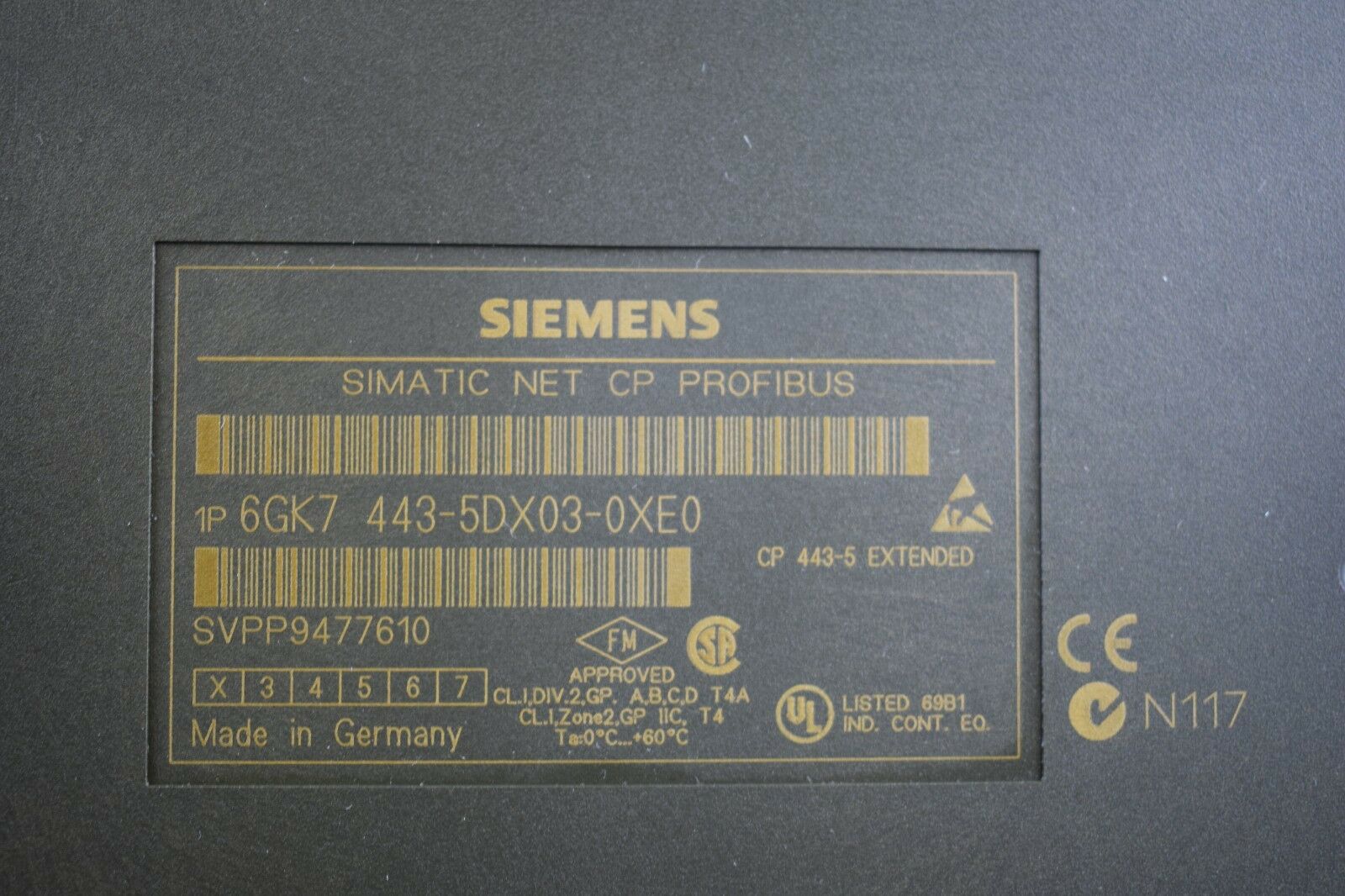 Siemens simatic NET CP 6GK7 443-5DX03-0XE0 ( 6GK7443-5DX03-0XE0 )