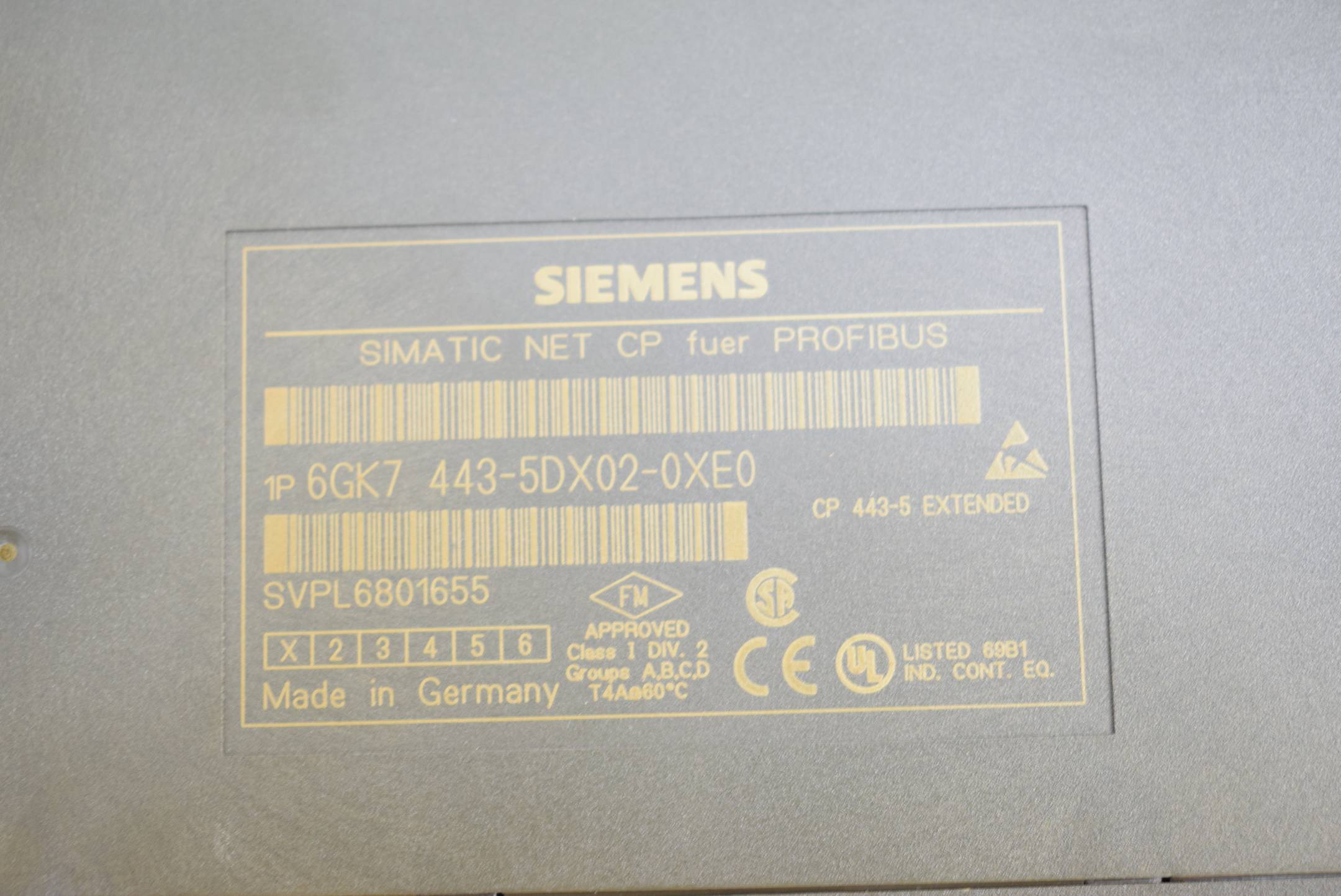 Siemens simatic Net CP 443-5 6GK7 443-5DX02-0XE0 ( 6GK7443-5DX02-0XE0 ) E1