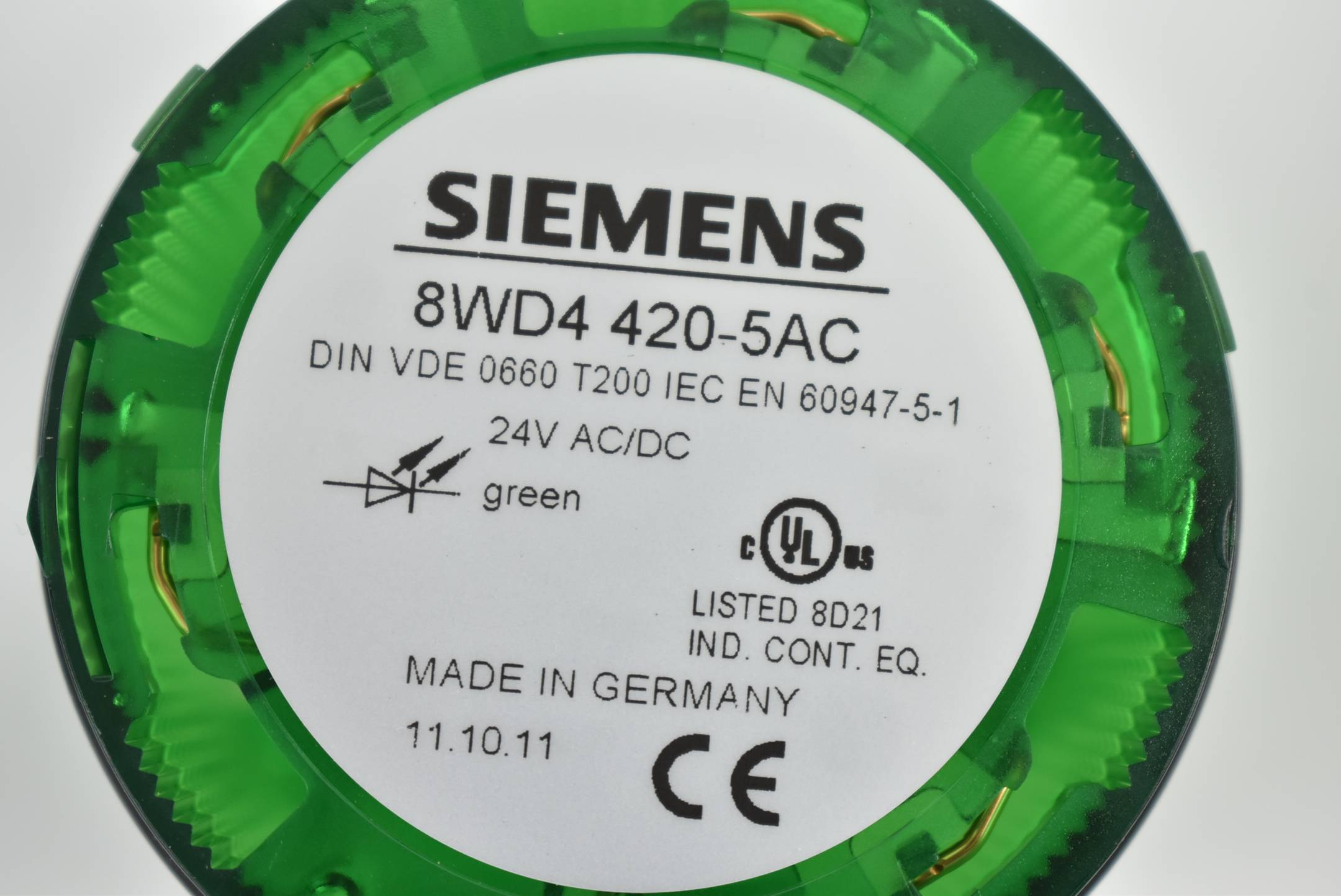 Siemens Signalleuchte 8WD4408-0AD + 8WD4420-5AE + 8WD4420-5AC + 8WD4420-5AB