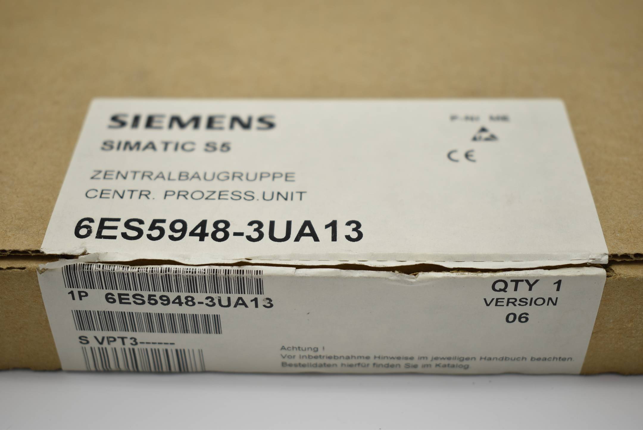 Siemens simatic S5 CPU Zentralbaugruppe 6ES5948-3UA13 ( 6ES5948-3UA13 ) E06