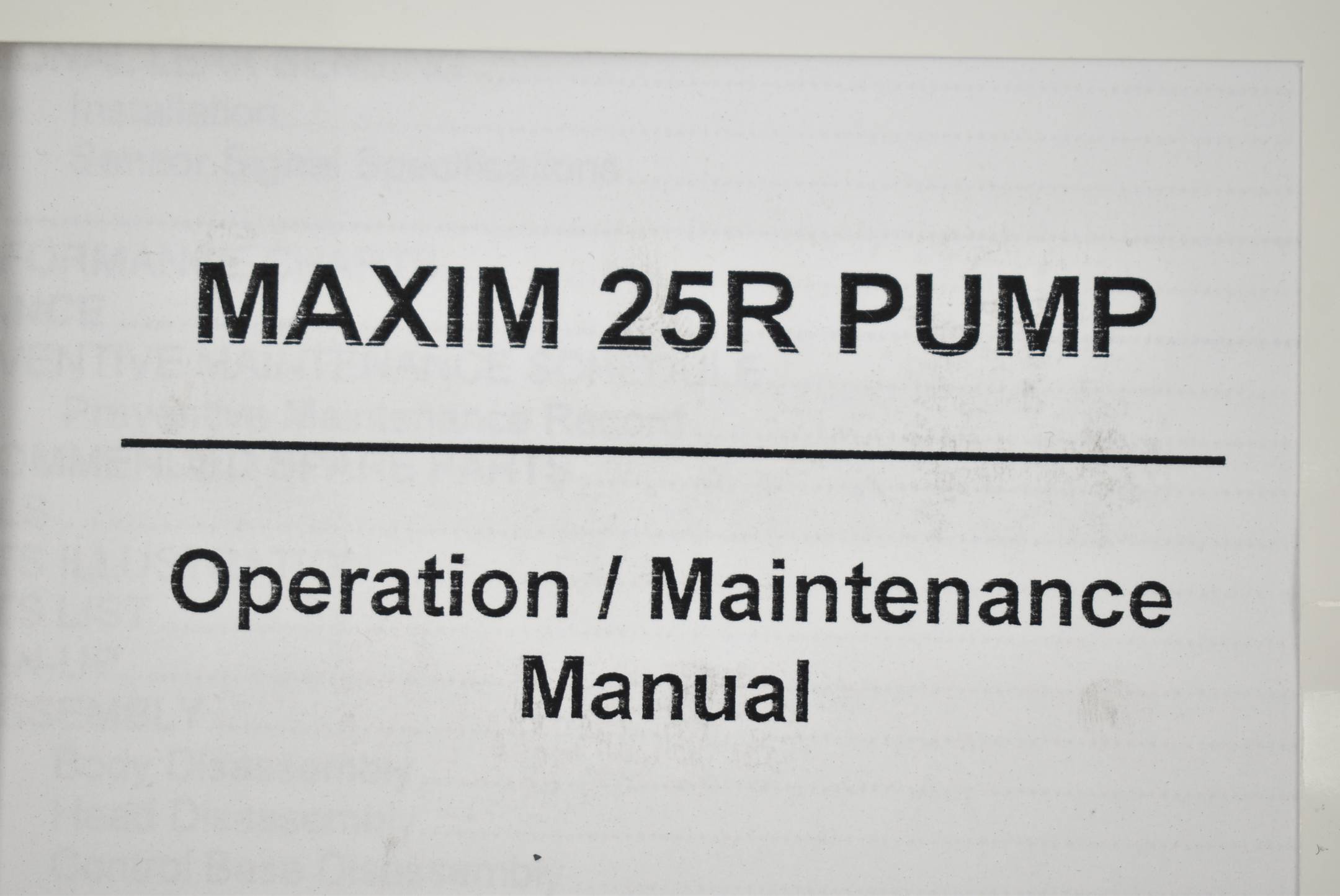 Trebor Hochreine Chemikalienpumpe MAXIM 25R 