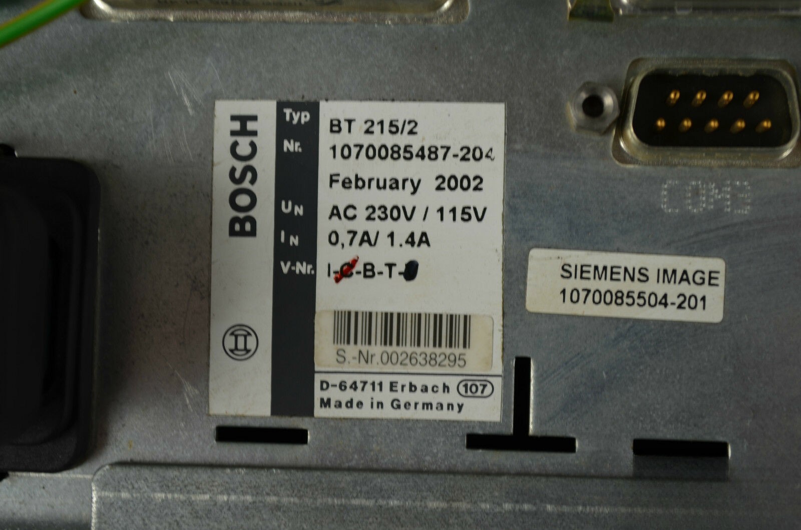 Bosch Rexroth BT 215/2 1070085487-204