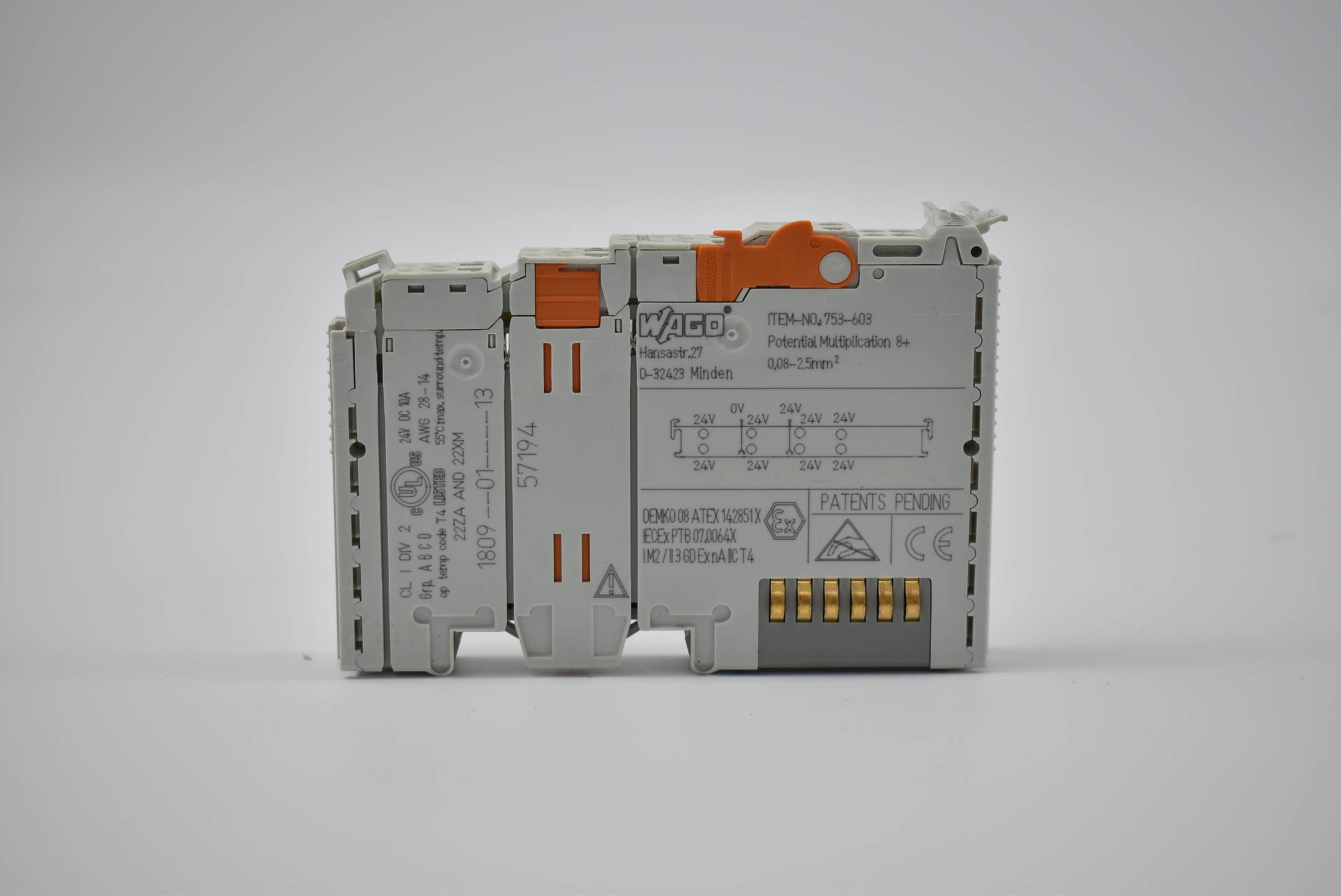 Wago Potentialvervielfältigung 8-fach 753-603 ( 24V )