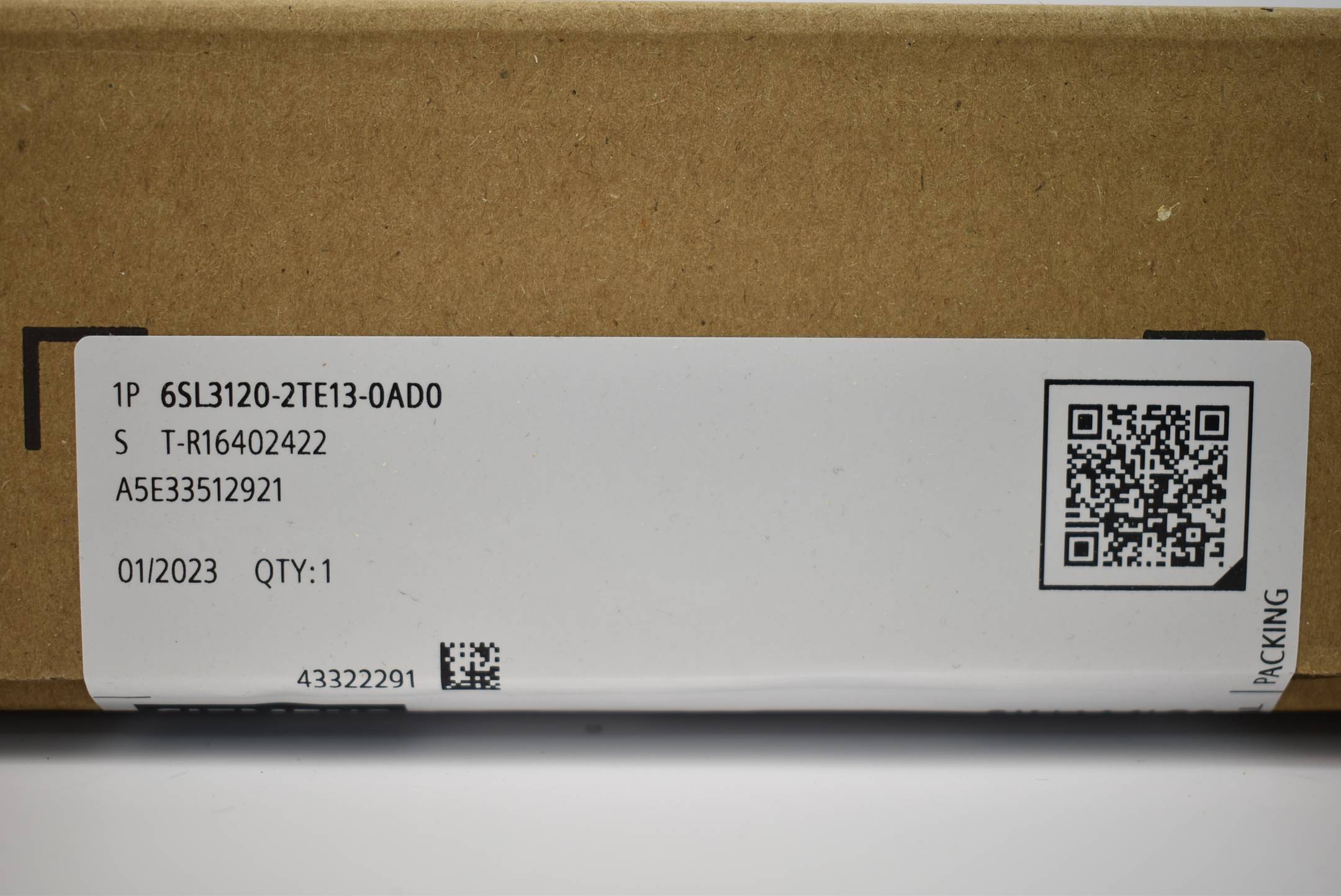 Siemens S120 Frequency Converter 6SL3 120-2TE13-0AD0 ( 6SL3120-2TE13-0AD0 ) A