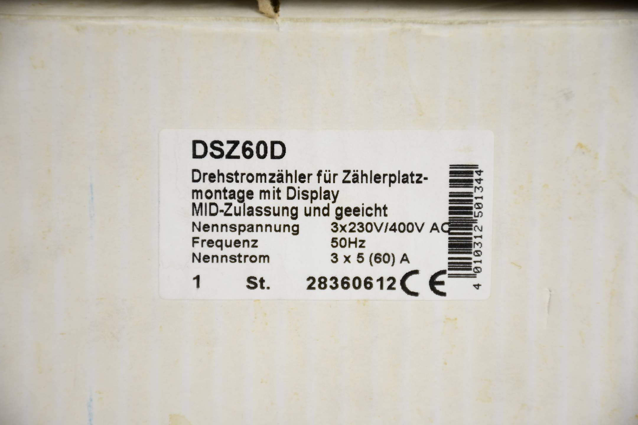 Eltako electronics Drehstrom-Zähler mit Display DSZ60D ( FRP-SM-B-05060CBA1-LCD )