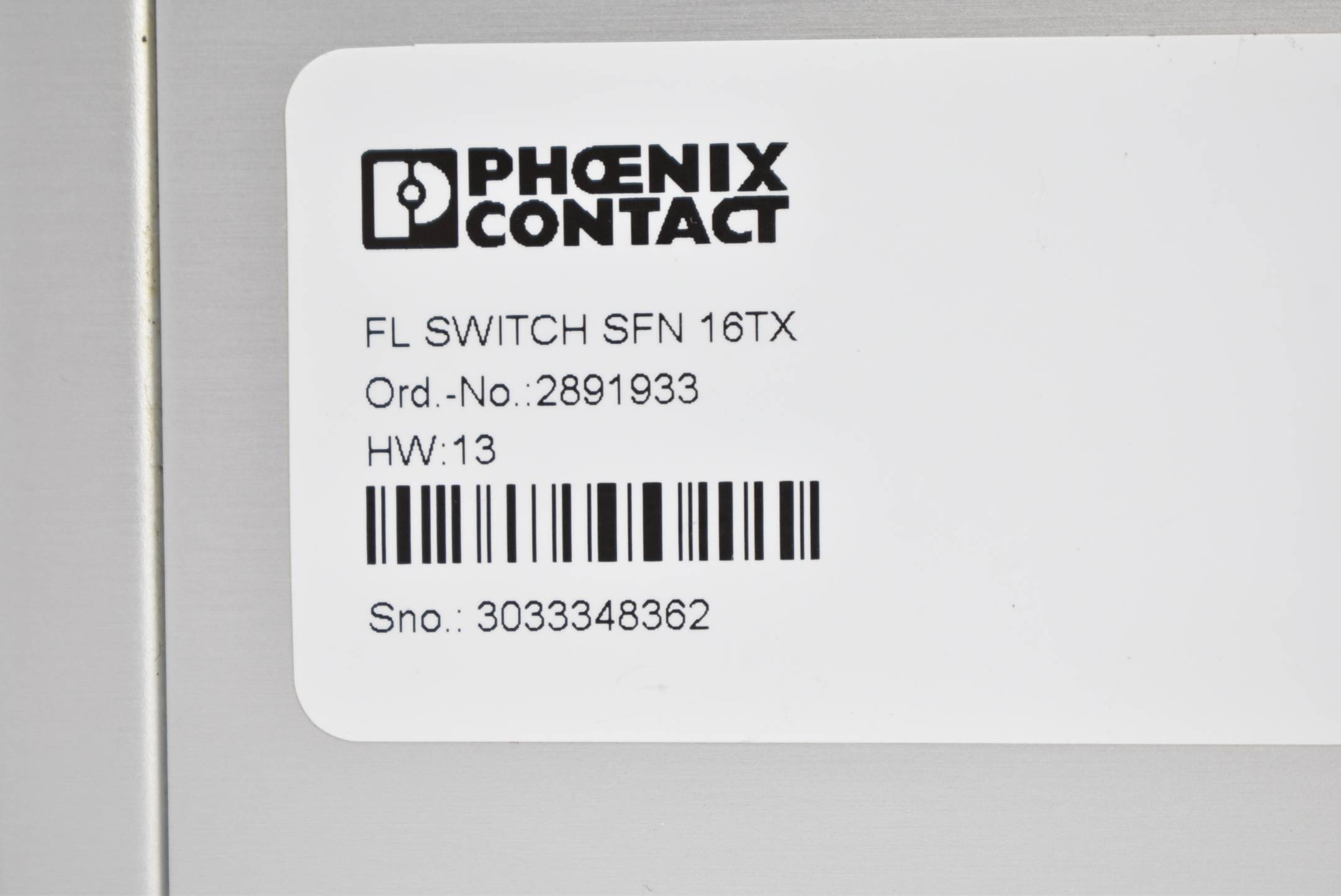 Phoenix Contact FL SWITCH SFN 16TX 2891933