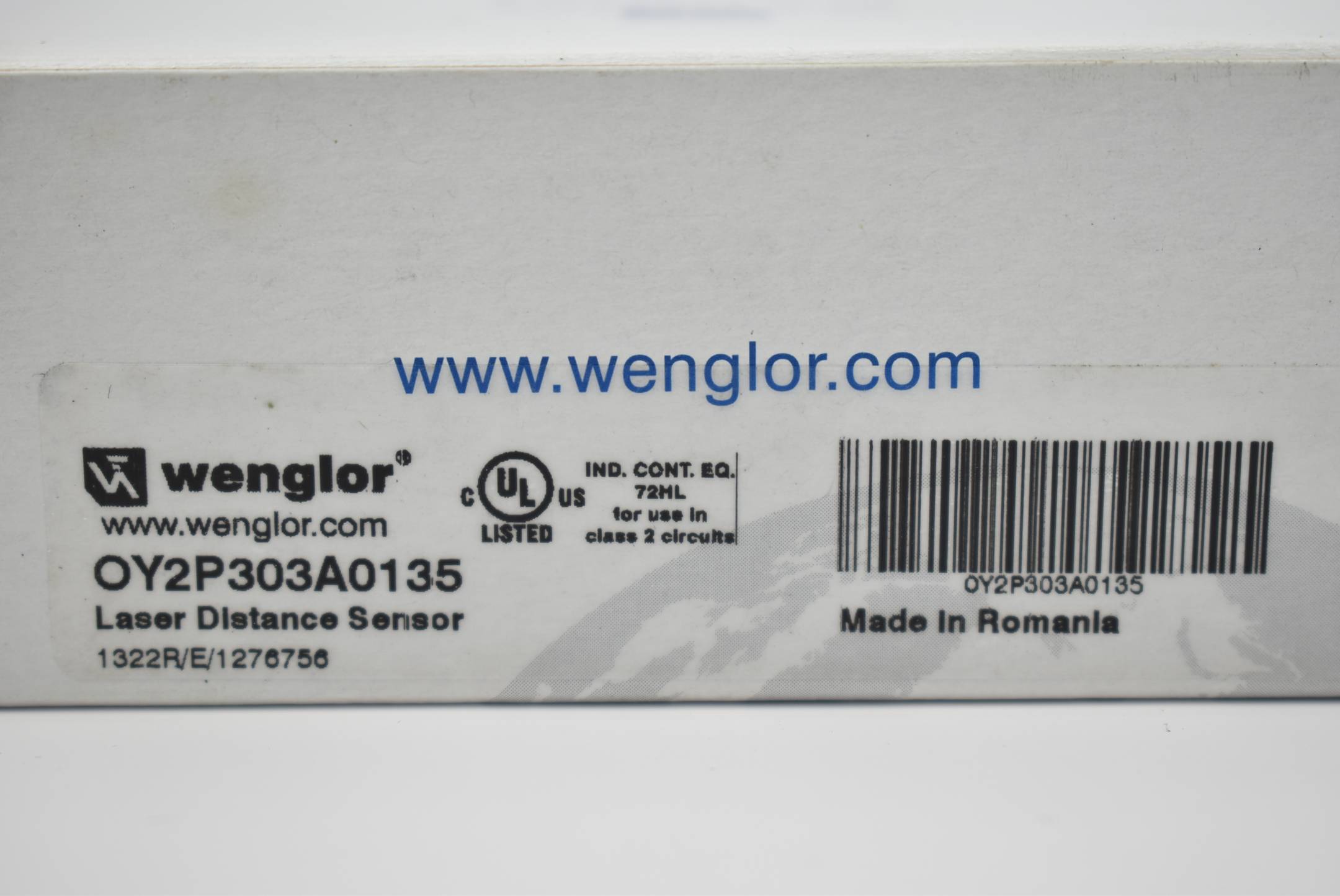 Wenglor Transit Time Sensor OY2P303A0135