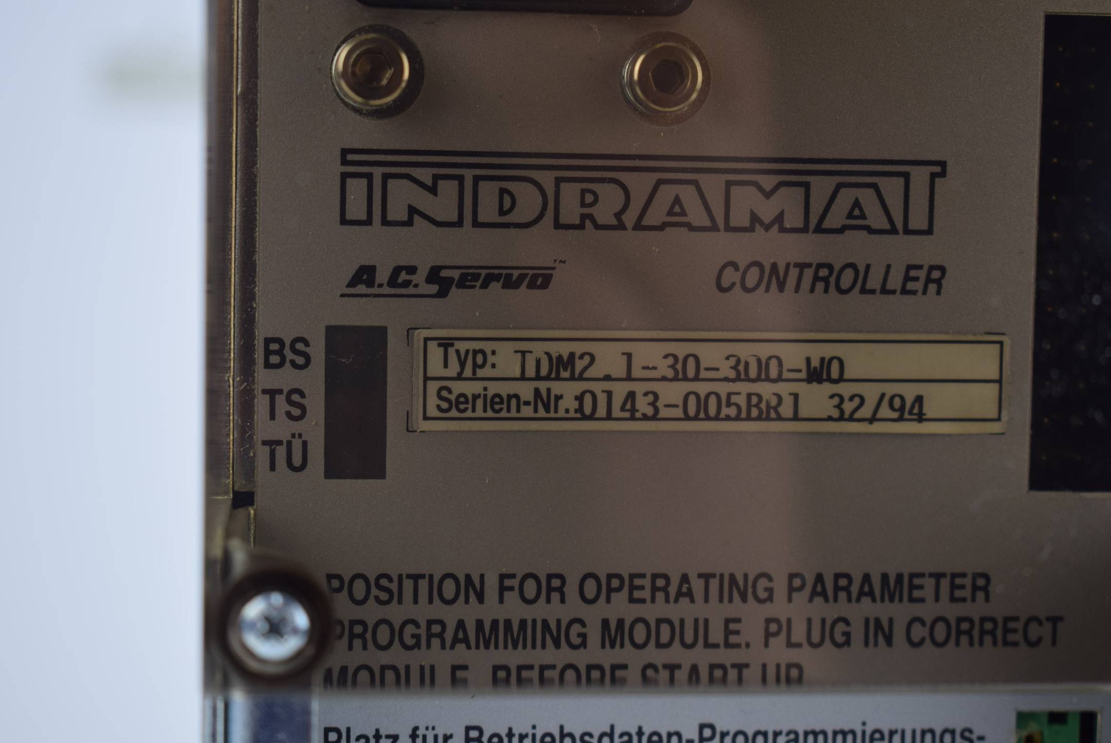 Indramat Servo Controller TDM 2.1-30-300-W0