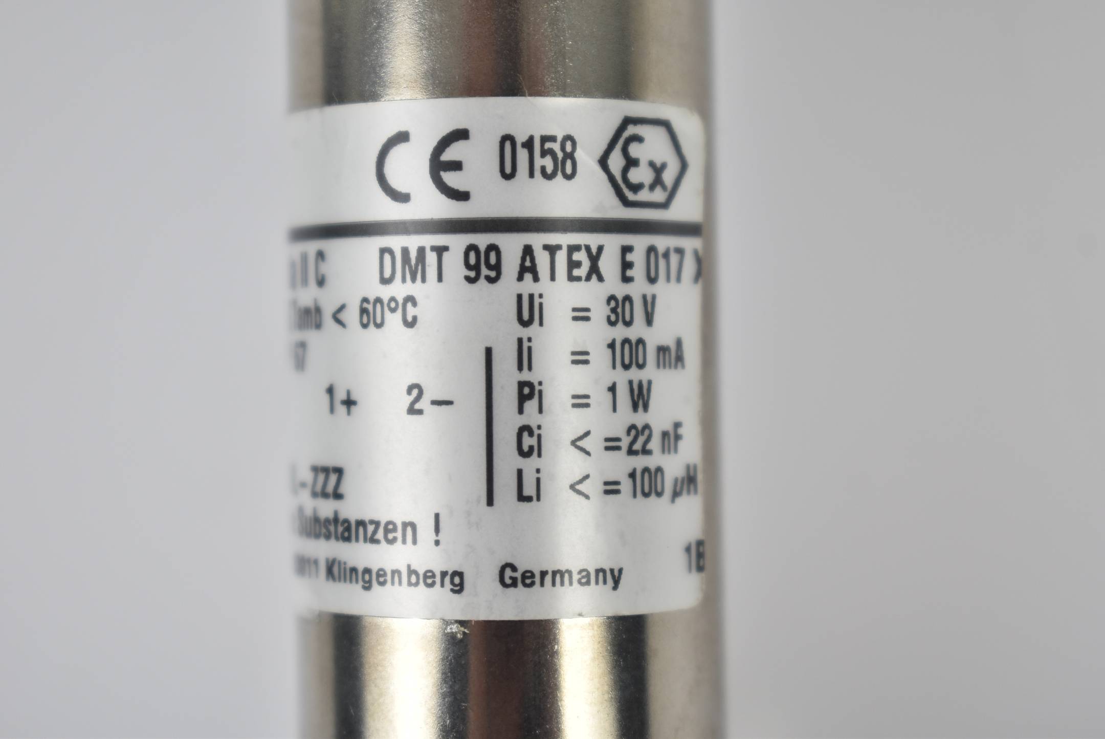 Wika DMT 99 ATEX E 017 X  Transmitter IS-11-A-BAL-85-L*GAZUL-ZZZ