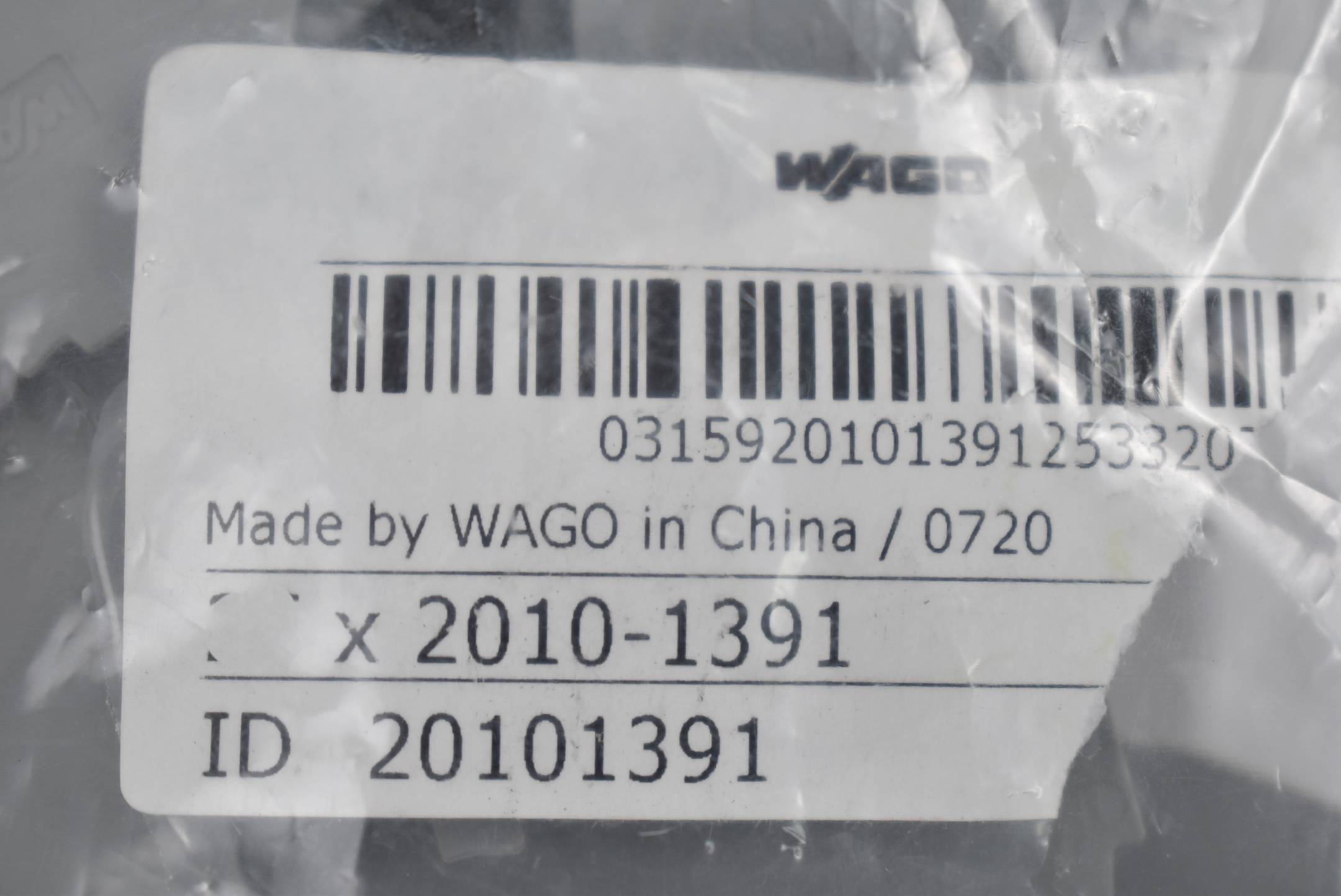 34x WAGO Abschlussplatte 2010-1391 ( 20101391 )