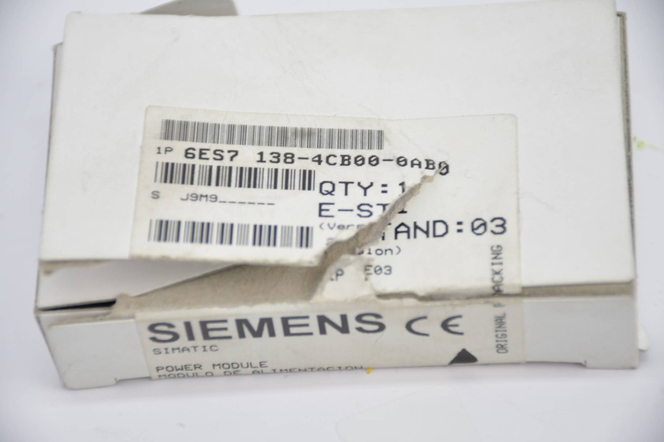 Siemens simatic DP PM-E ET 200S 6ES7 138-4CB00-0AB0 ( 6ES7138-4CB00-0AB0 )
