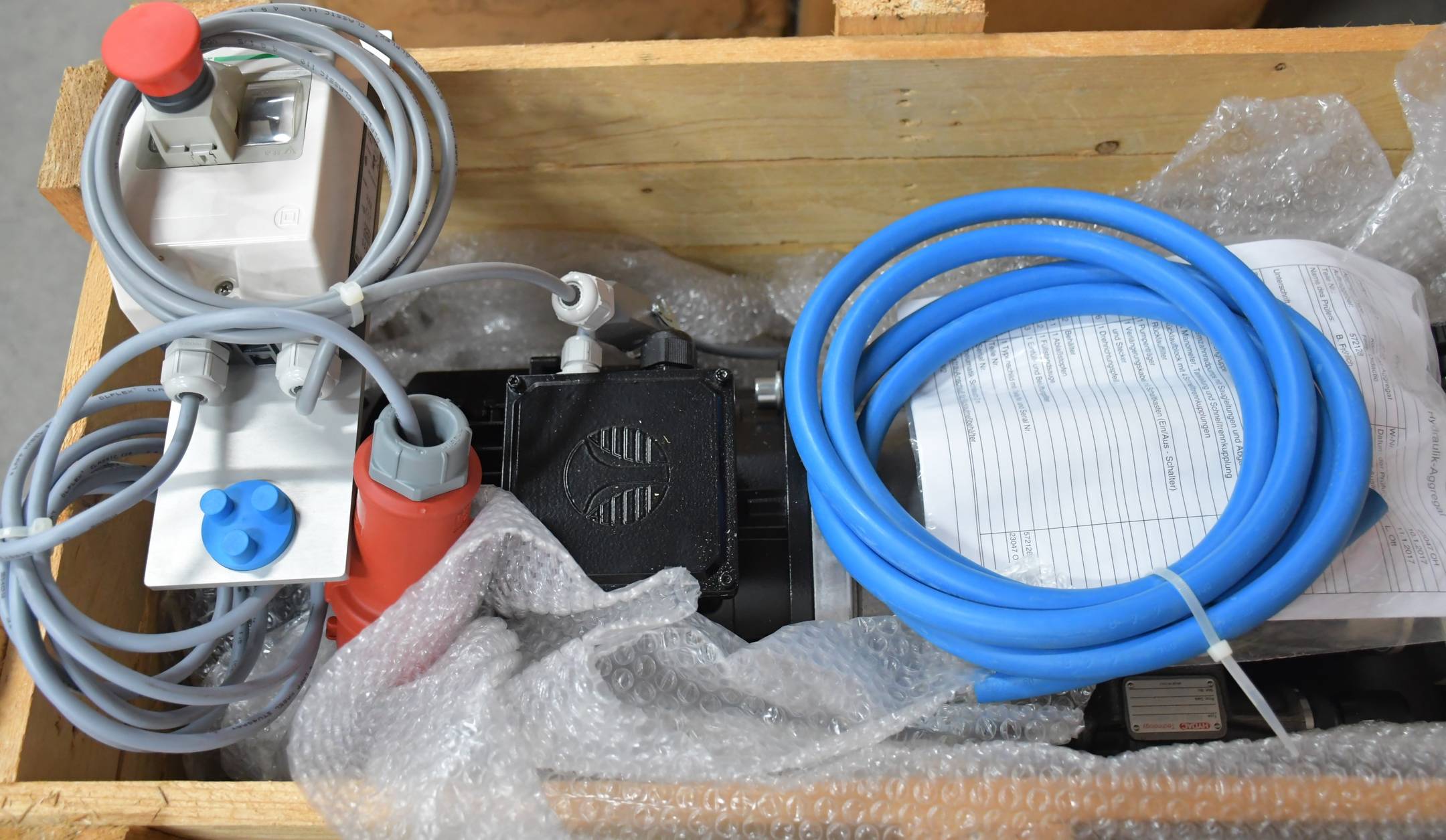 Festo Hydraulik-Aggregat H-BG-HA-LS+K/400V50Hz ( 572128 ) ( 23047 )