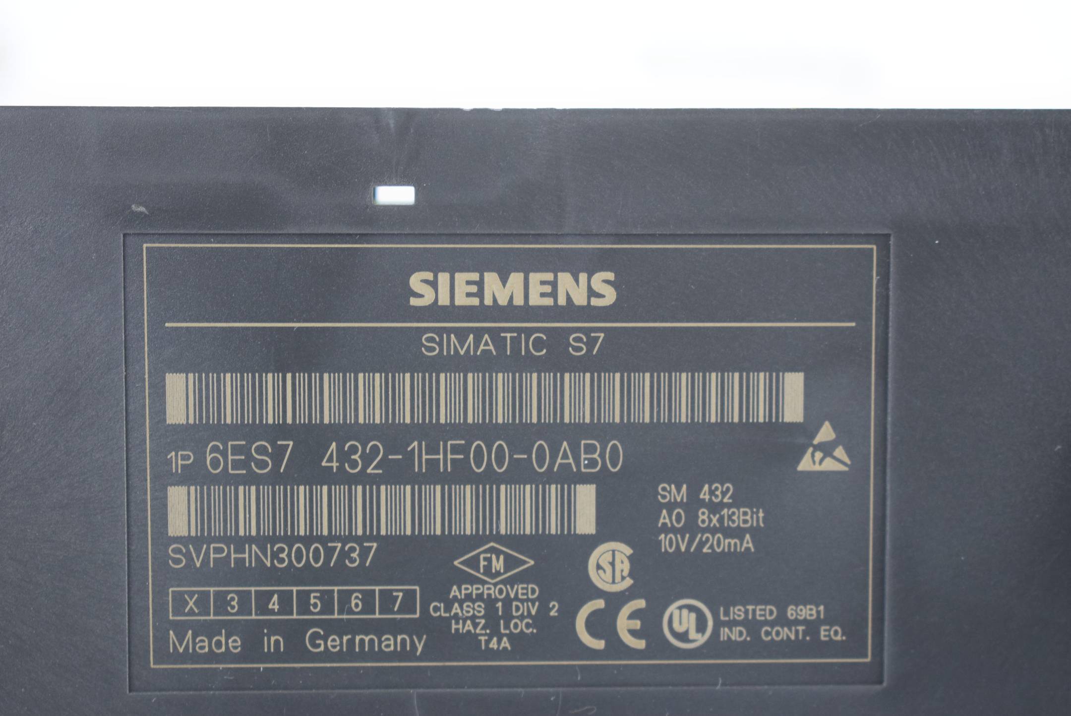 Siemens simatic S7 Signalmodul 6ES7 432-1HF00-0AB0 ( 6ES7432-1HF00-0AB0 )