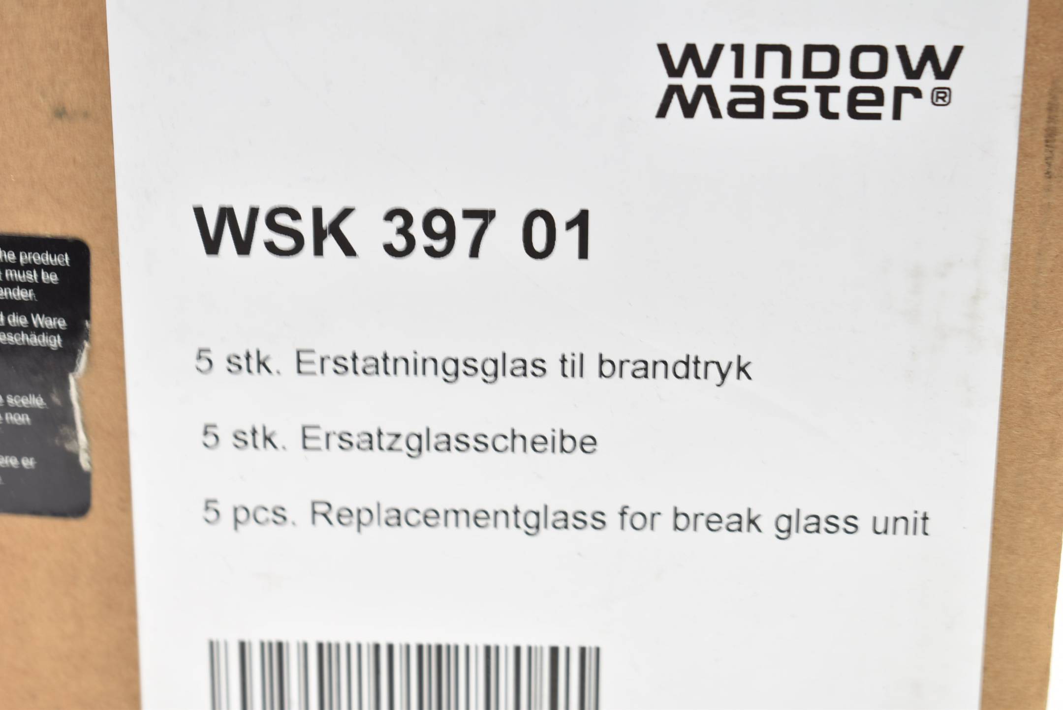 Window Master Ersatzglasscheibe 5 Stück WSK 397 01 ( WSK39701 )