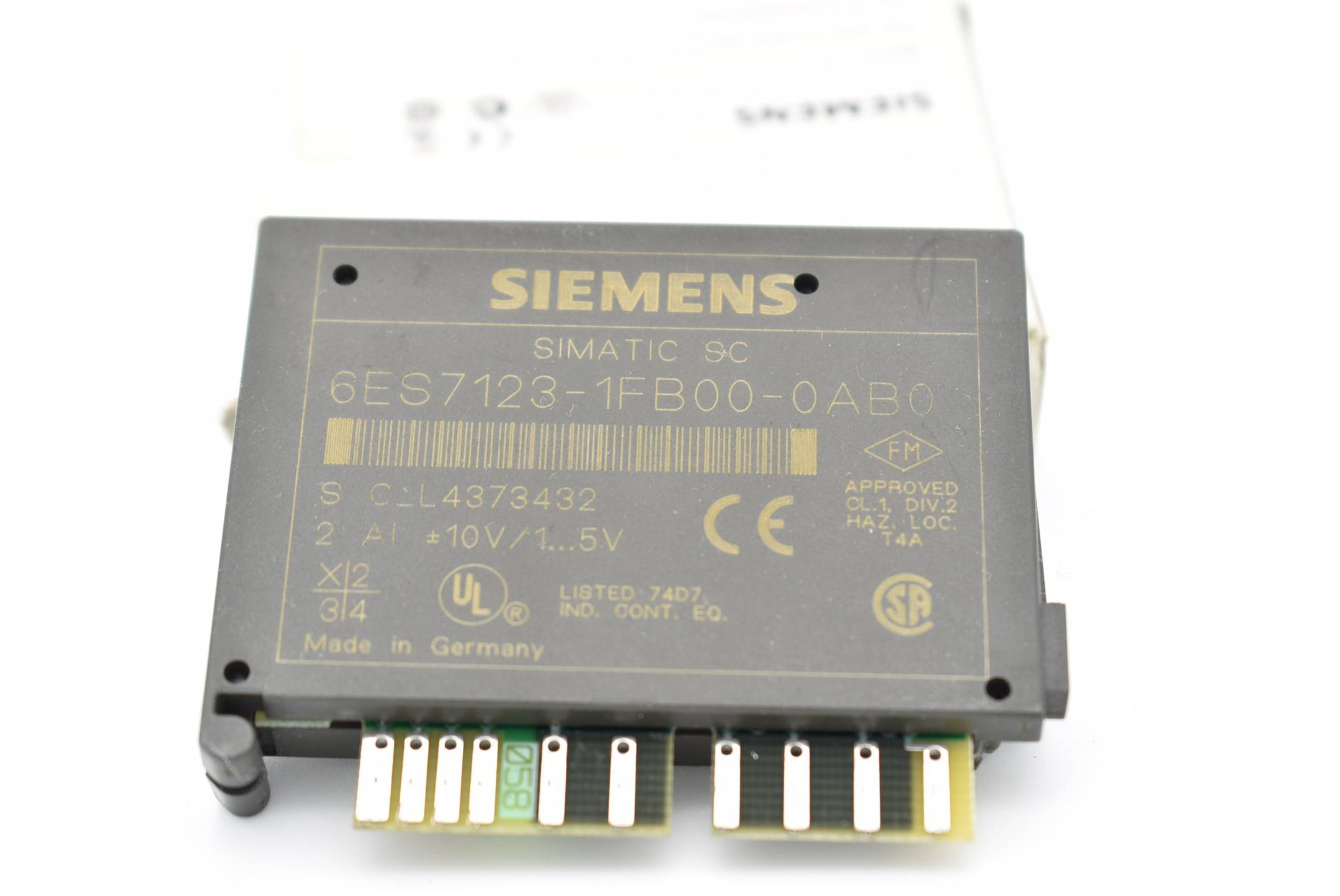 Siemens simatic SC 6ES7123-1FB00-0AB0 ( 6ES7 123-1FB00-0AB0 ) E3