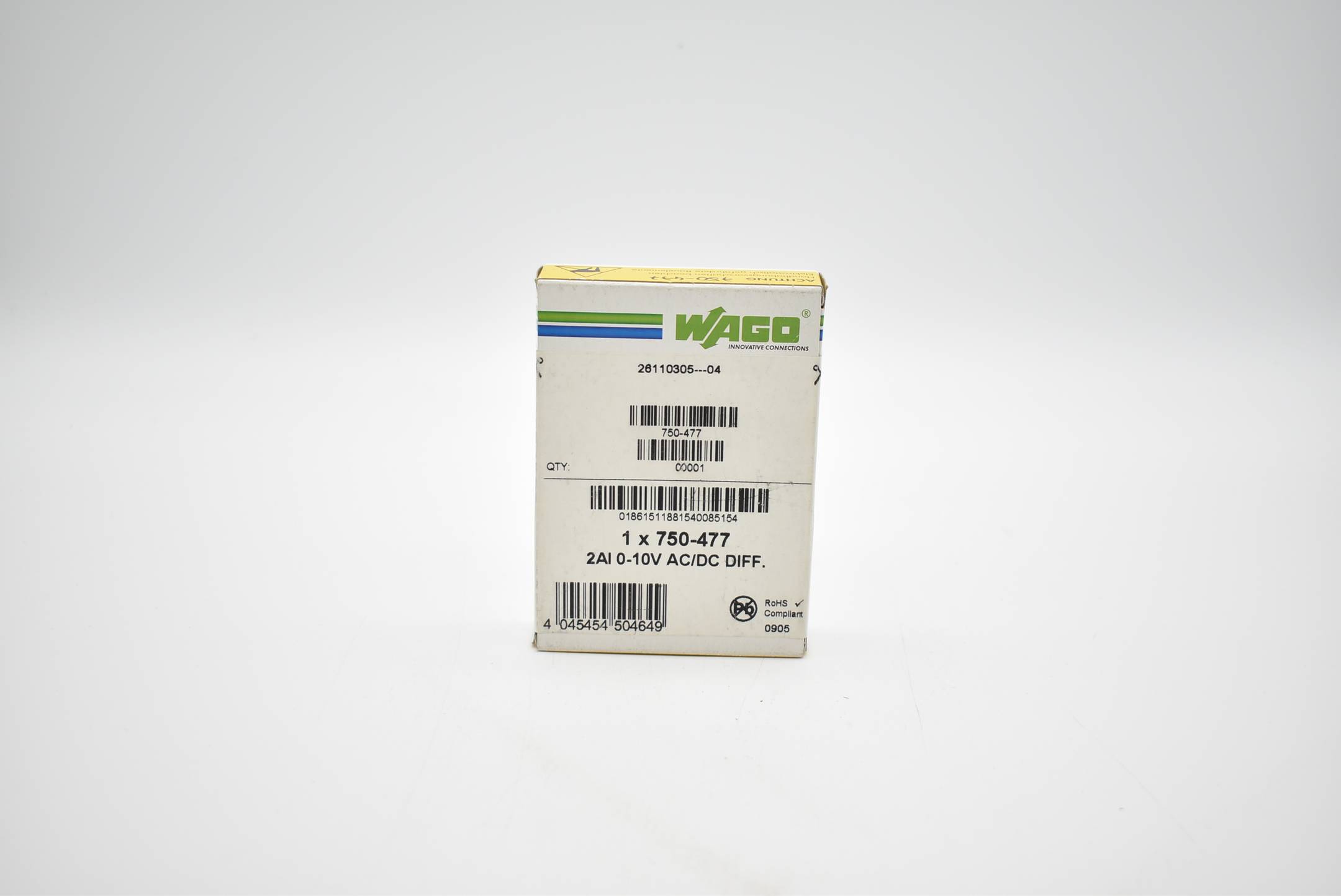 Wago 2-Kanal Analog-Eingang 750-477