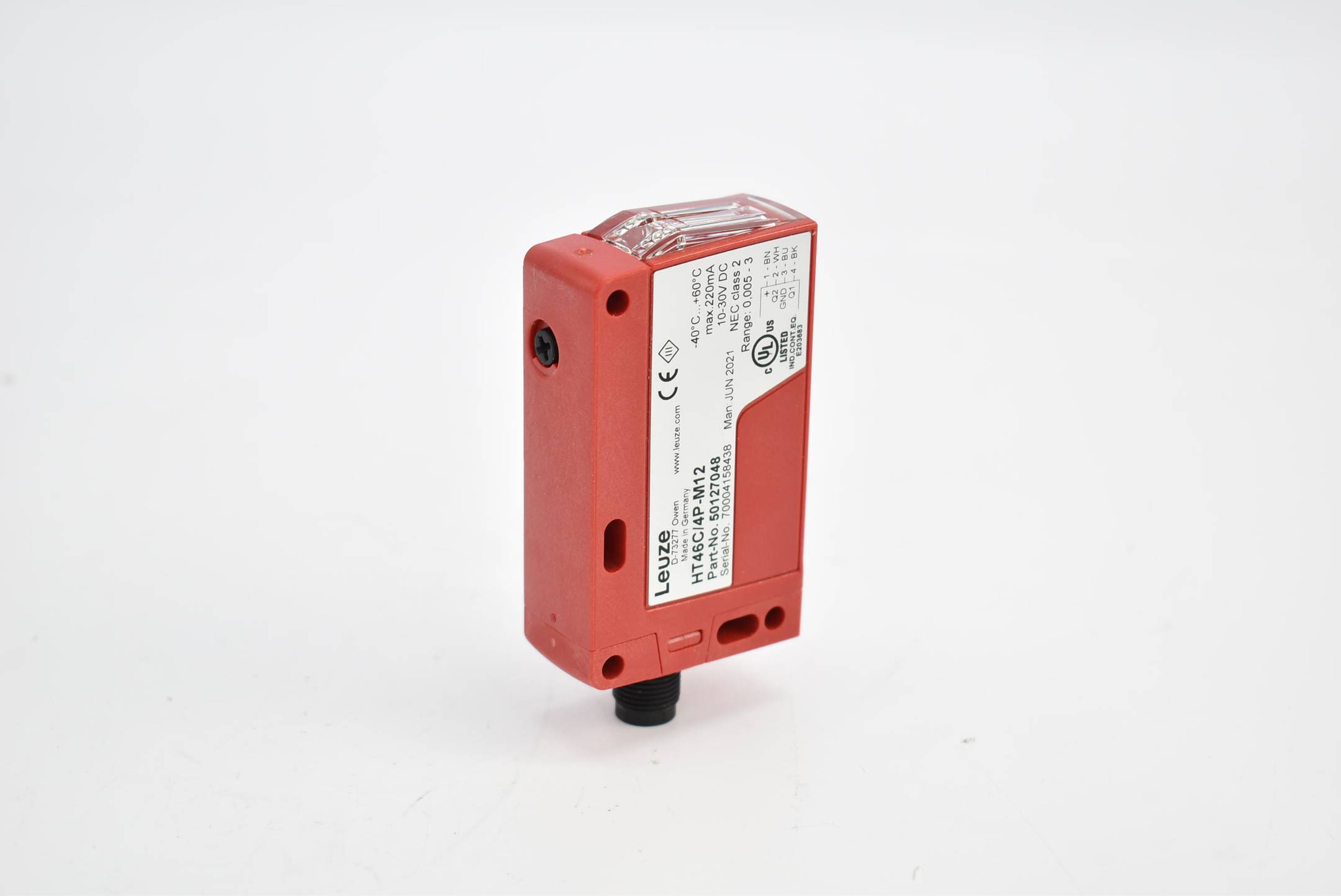 Leuze Taster Hintergrundausblendung HT46C/4P-M12 ( 50127048 )