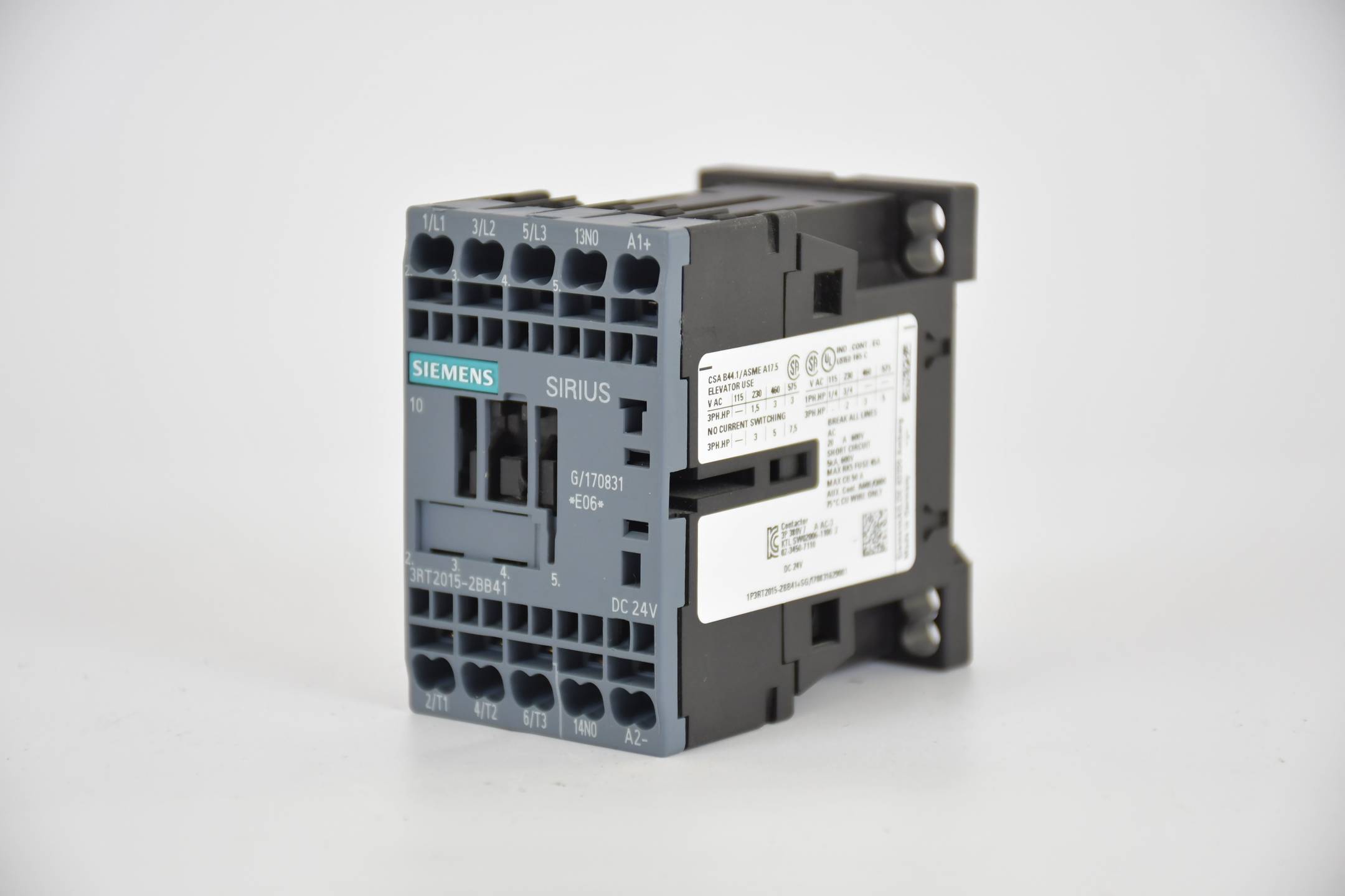 Siemens sirius Leistungsschütz 3RT2 015-2BB41 ( 3RT2015-2BB41 ) E6