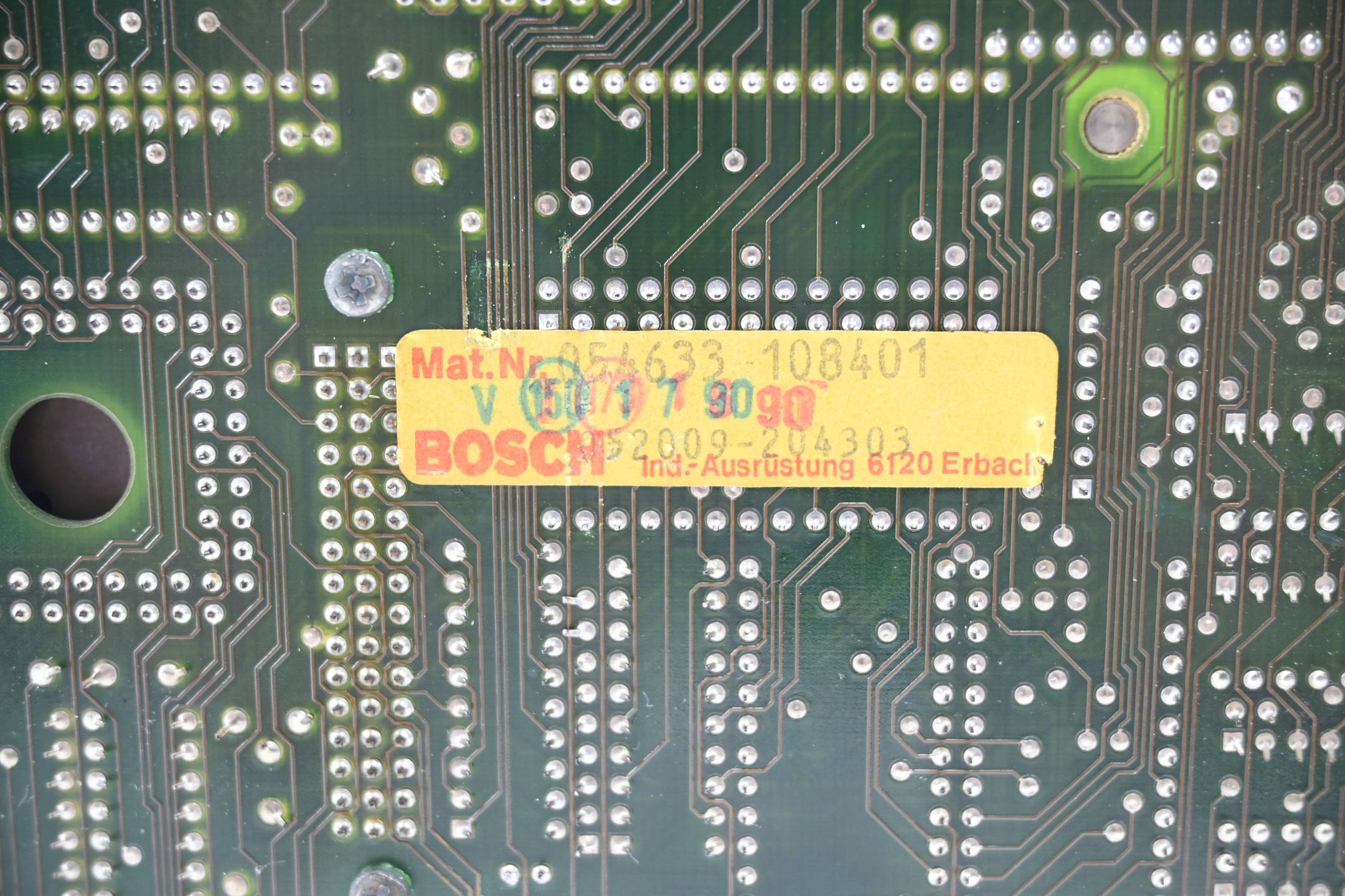 Bosch Karte ZE301 ( 054633-107401 )