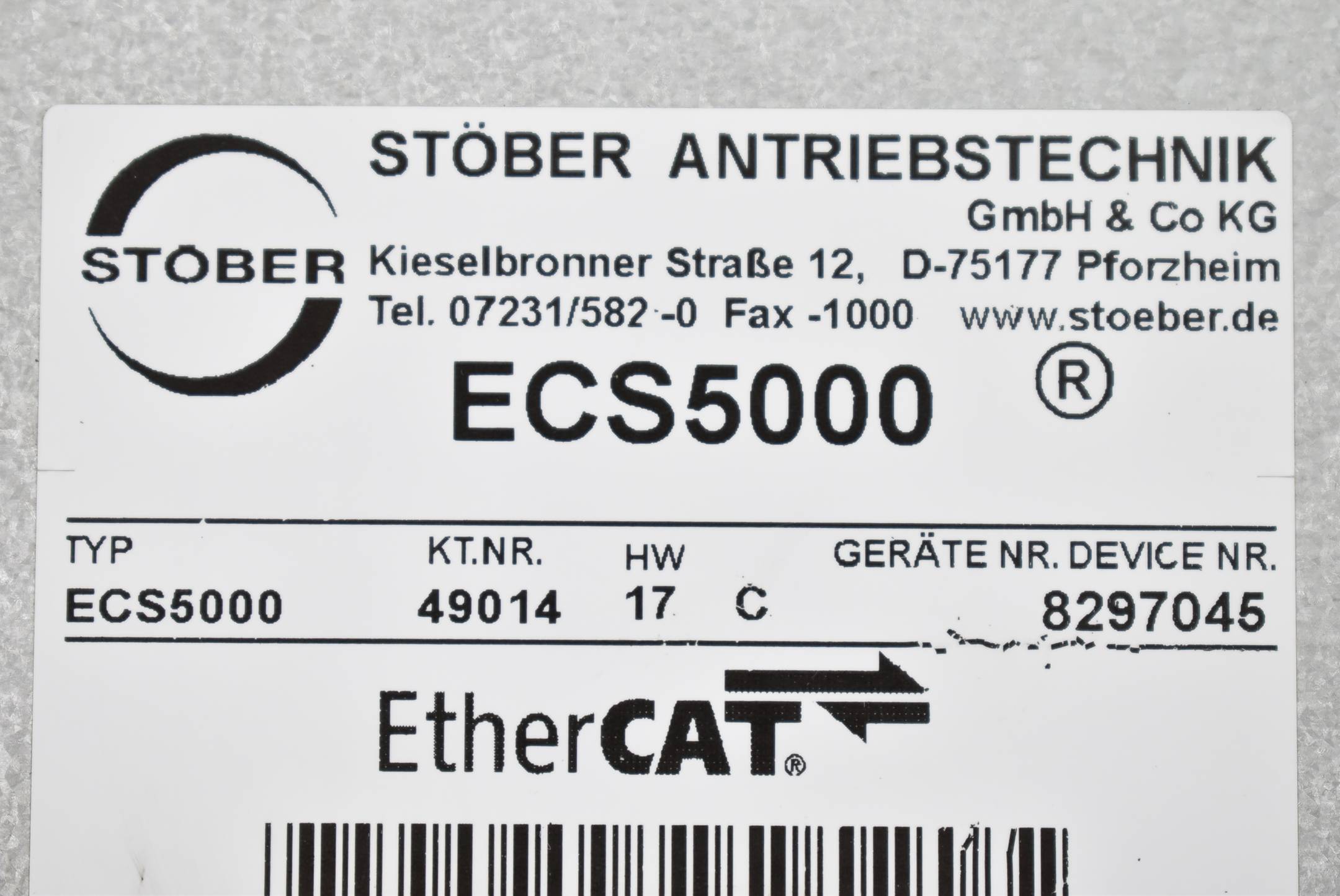 Stöber Antriebstechnik posidrive FDS5004A/L ( ECS5000 )