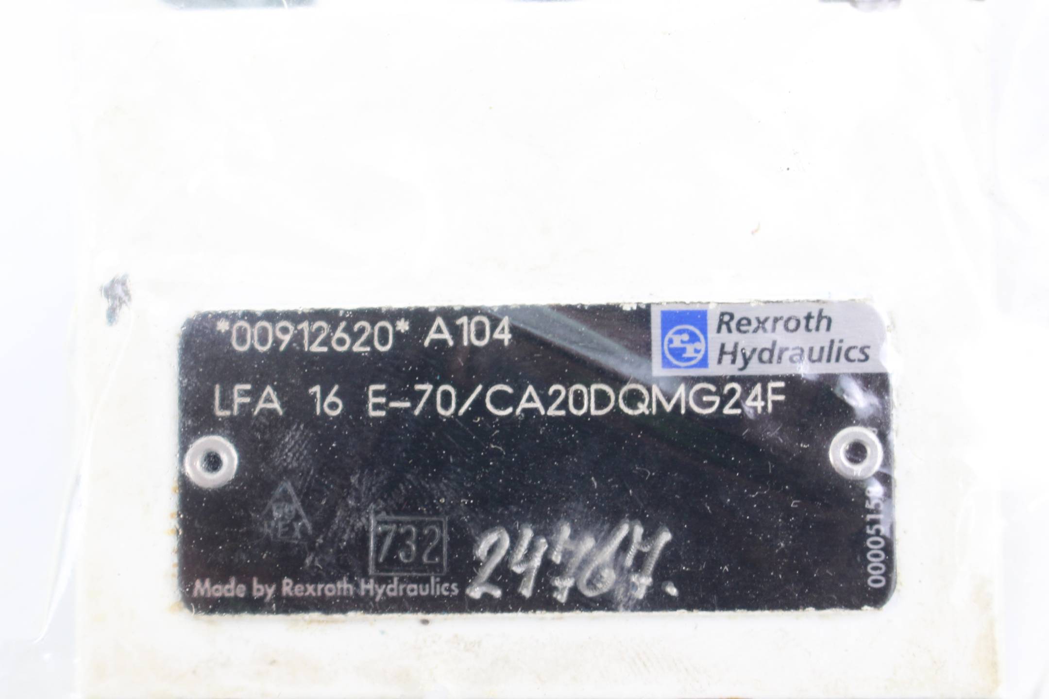 Rexroth Hydraulikventil LFA 16 E-70/CA20DQMG24F ( 00912620 )