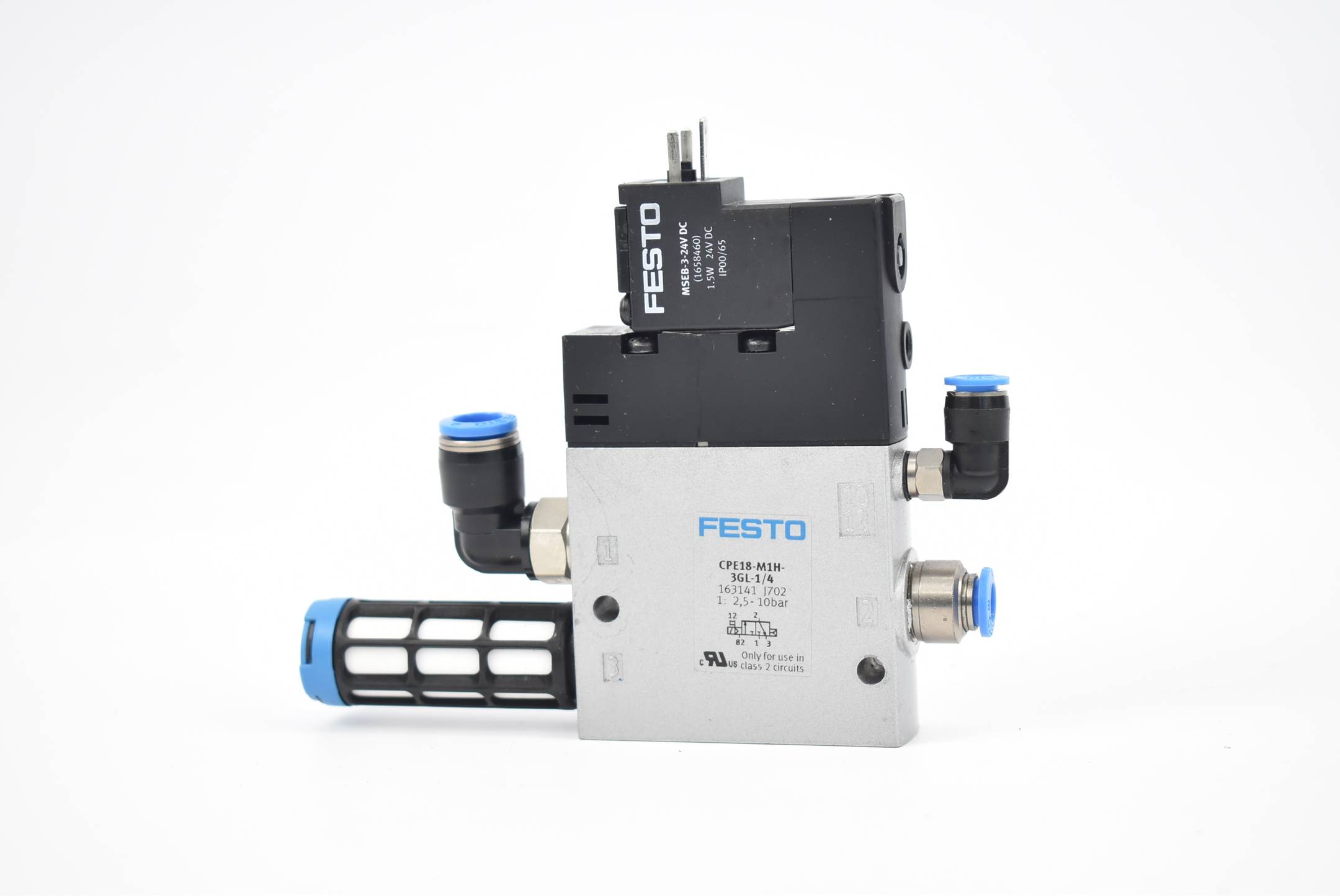 Festo Magnetventil CPE18-M1H-3GL-1/4 + Magnetspule MSEB-3-24V DC