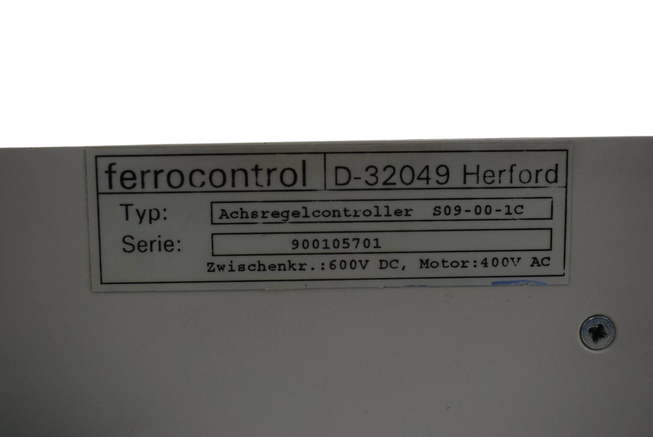 Ferrocontrol Achsregelcontroller S09-00-1C