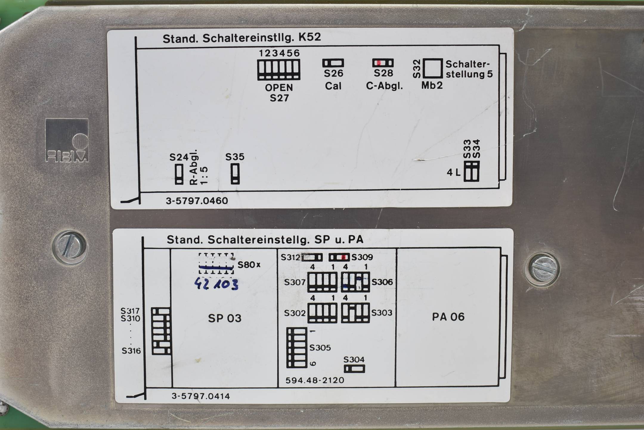 HBM Messtechnik Aussteuerung Modulation K 52 PS