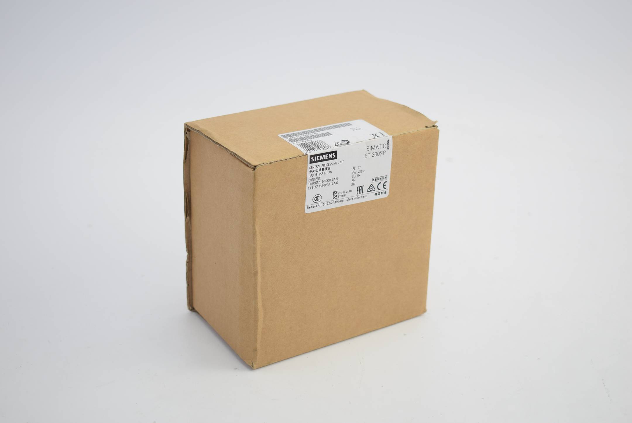 Siemens CPU 1512SP F-1 PN 6ES7512-1SK01-0AB0 ( 6ES7512-1SK01-0AB0 ) E7
