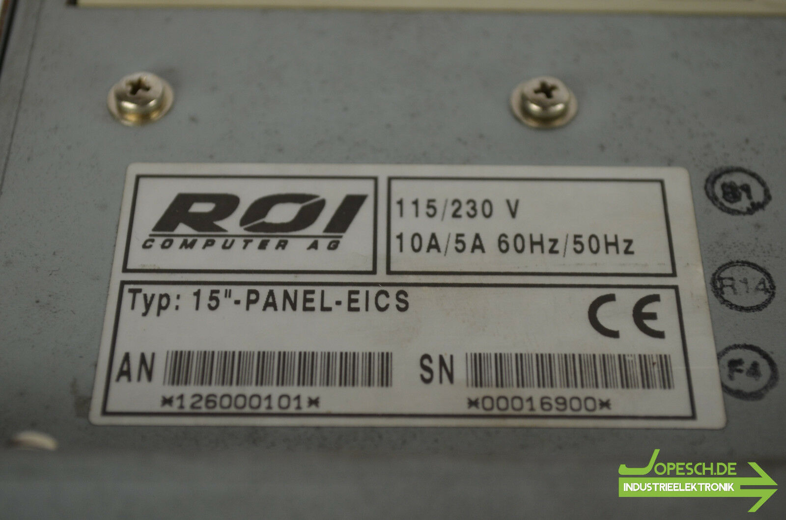 ROI Computer AG 15''-Panel-EICS