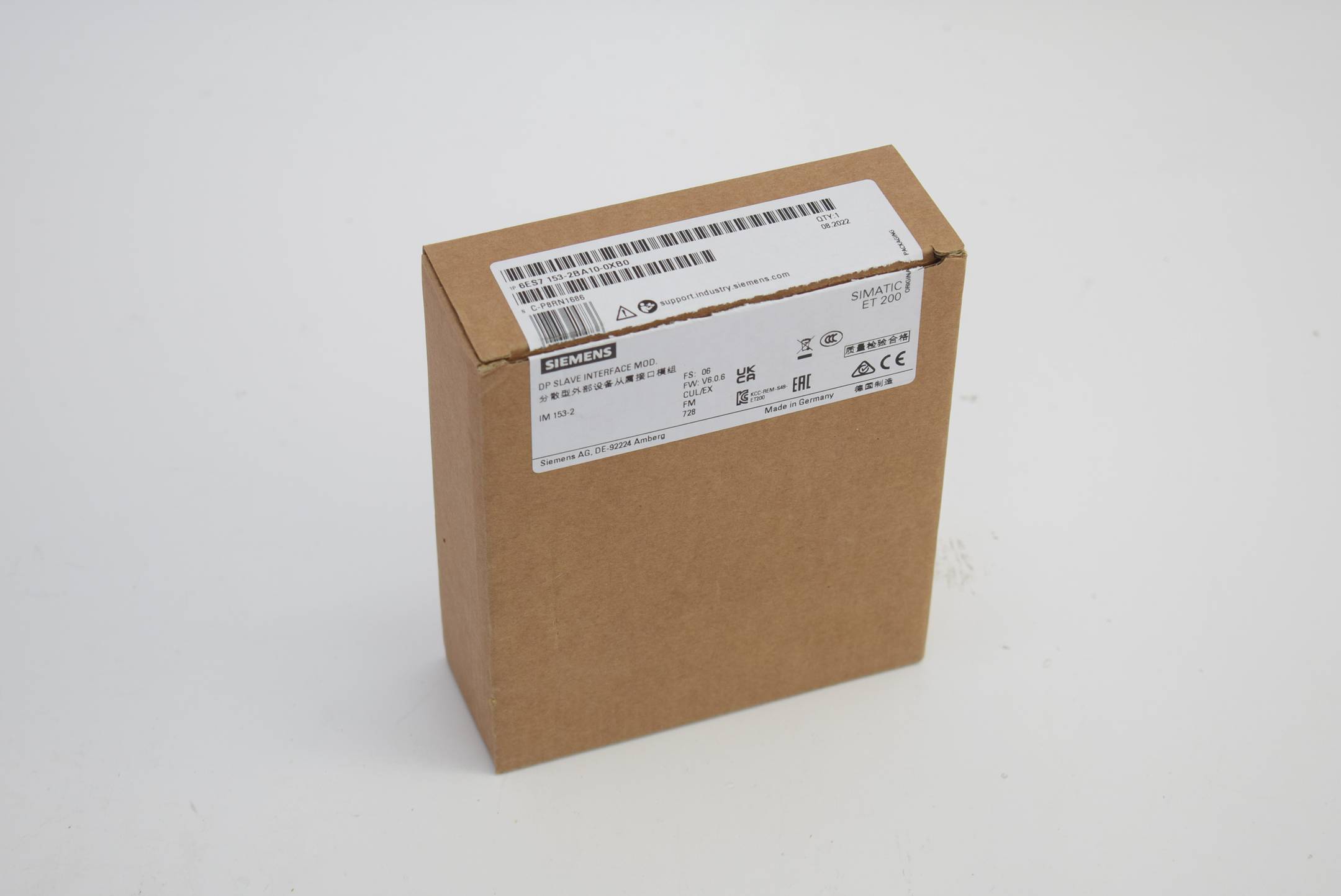 Siemens simatic ET 200 IM 153-2 6ES7 153-2BA10-0XB0 ( 6ES7153-2BA10-0XB0 )