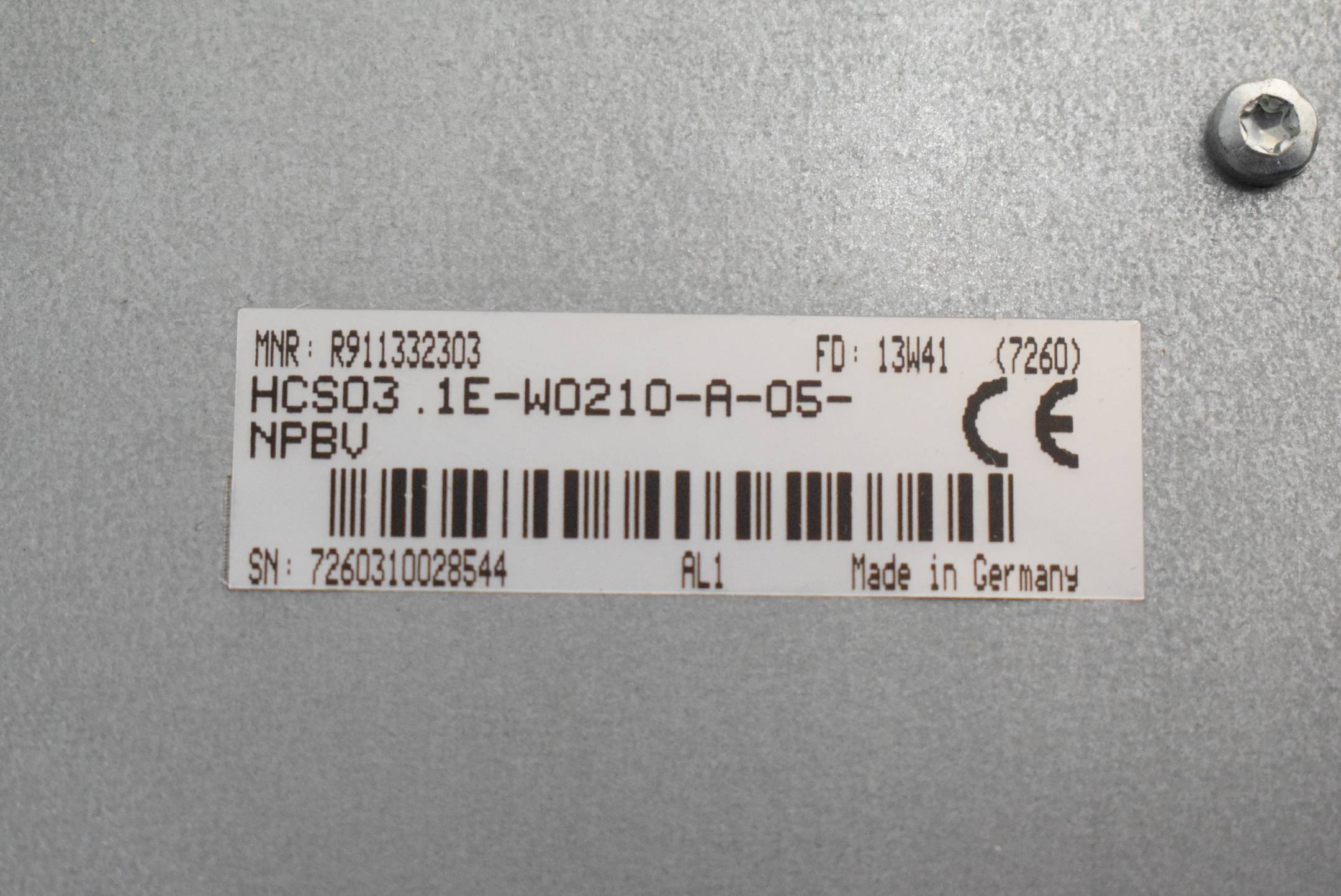Rexroth Frequenzumrichter HCS03.1E-W0210-A-05-NPBV ( R911332303 )