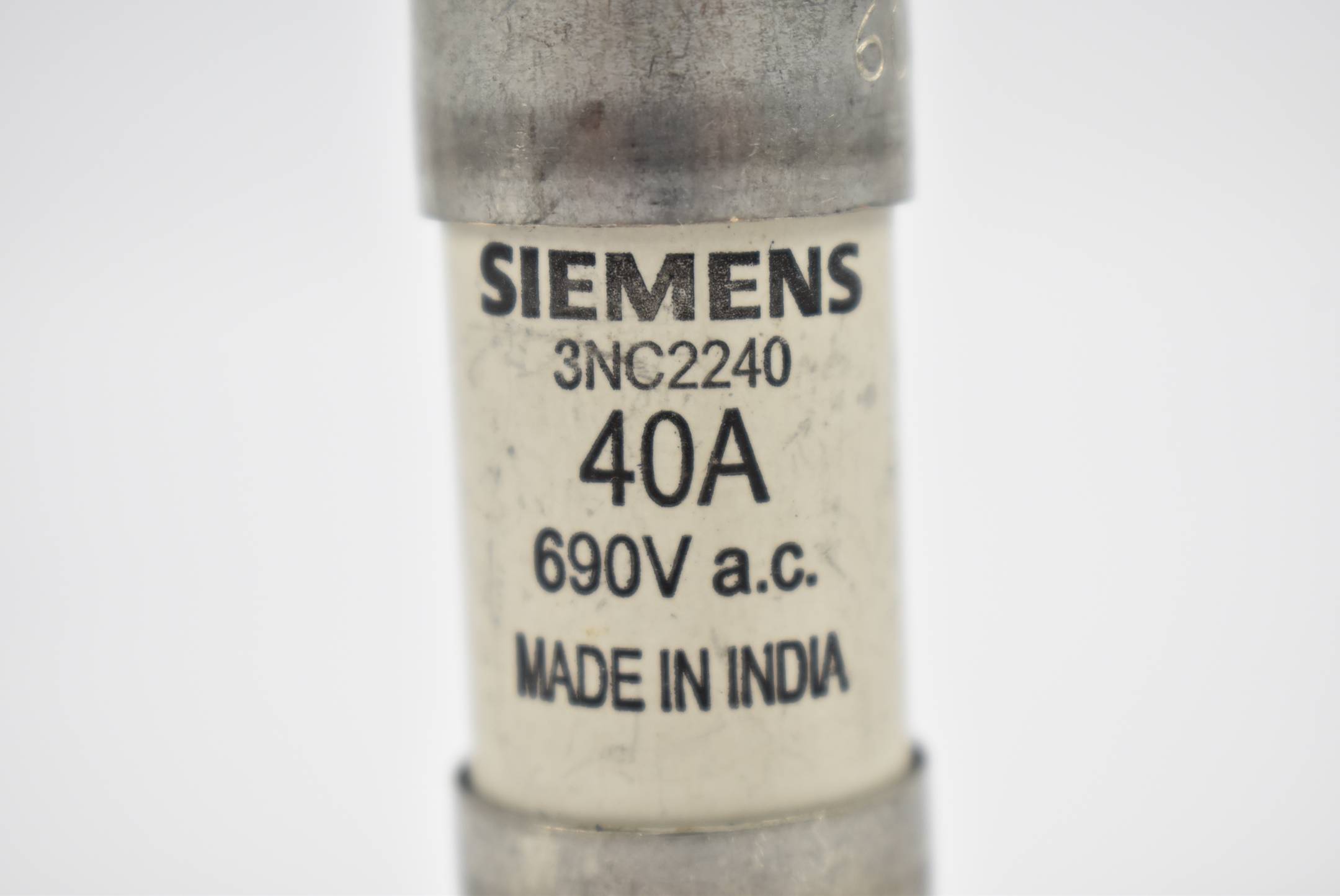 Siemens Sitor-Zylindersicherungseinsatz 3NC2240 ( 3NC2 240 ) VE 3 Stück 