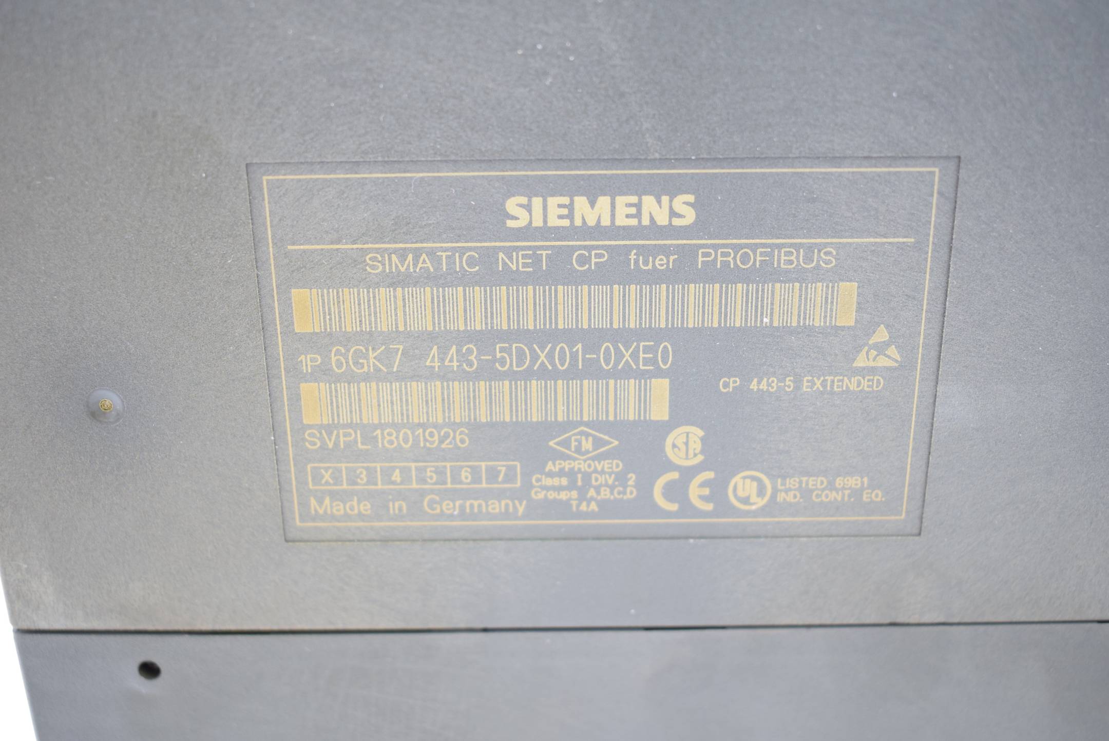 Siemens simatic Net CP 443-5 6GK7 443-5DX01-0XE0 ( 6GK7443-5DX01-0XE0 ) E2