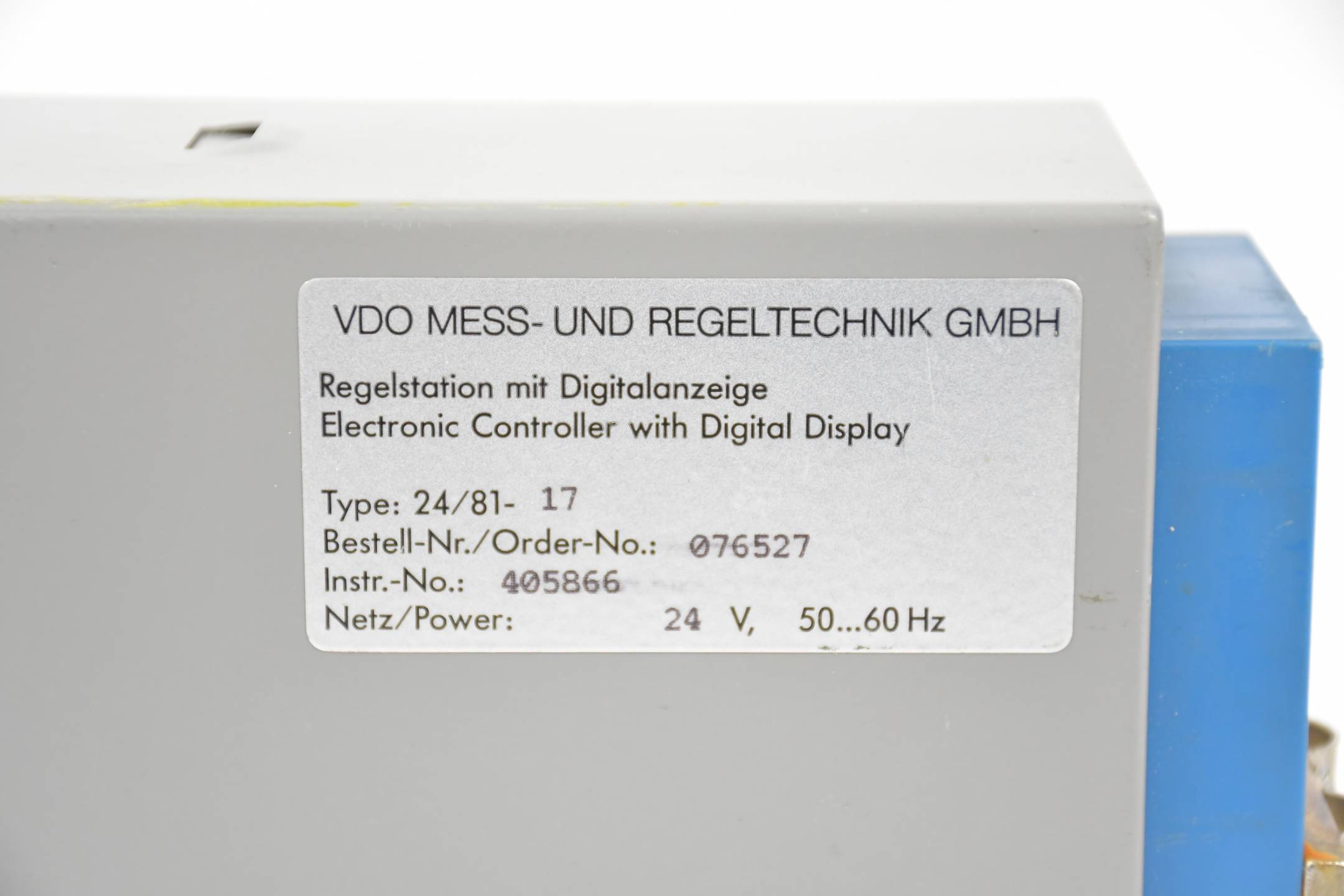VDO Mess und Regeltechnik Regelstation 24/81-17 ( 076527 )