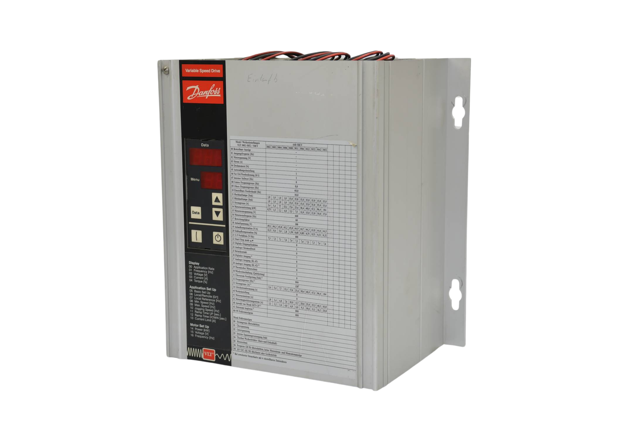 Danfoss VLT® Serie 3000 Frequenzumrichter VLT3004 175H8255 Danfoss VLT® Serie 3000 Frequenzumrichter VLT3004 175H8255