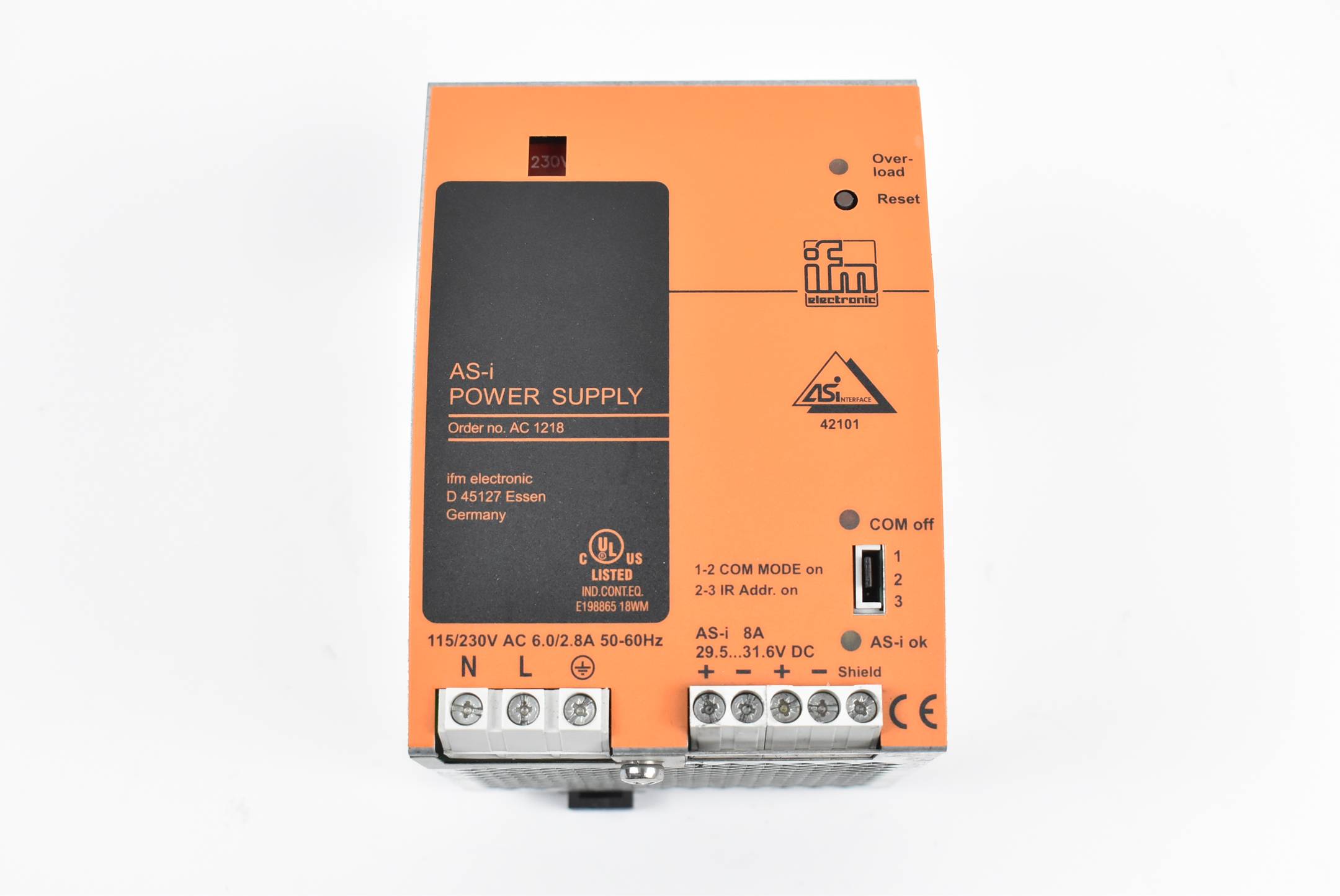 IFM AS-i Power Supply Stromversorgung AC 1218 ( AC1218 )