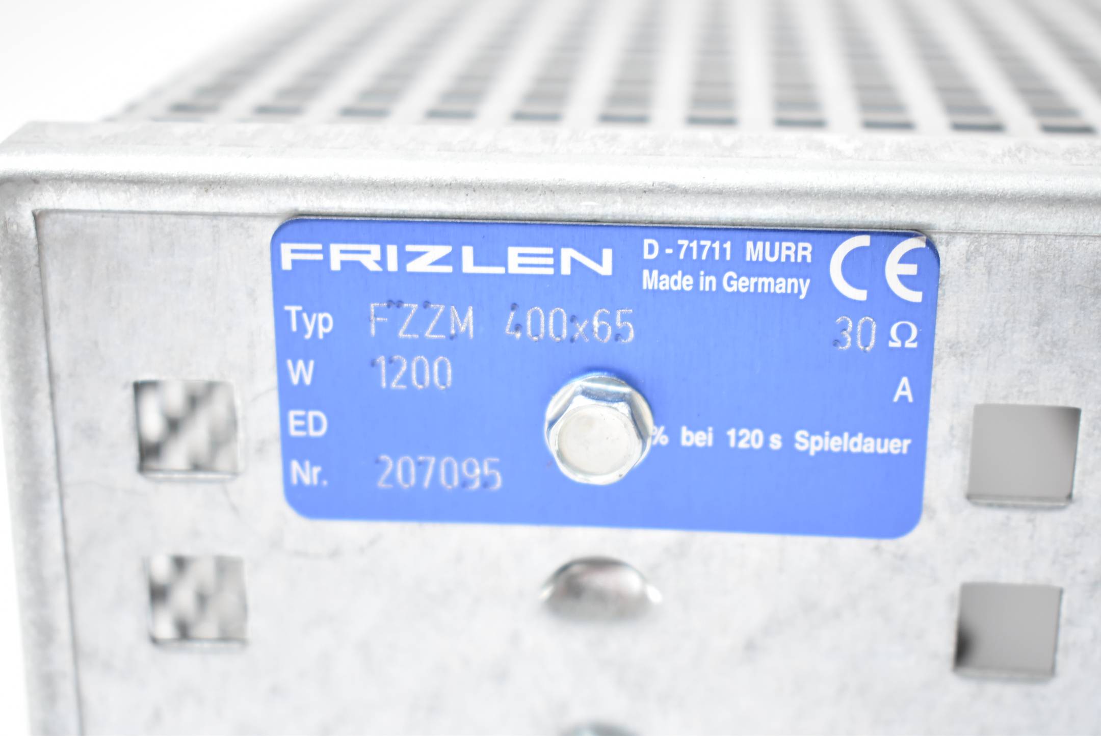 Frizlen Bremswiderstand FZZM 400x65 