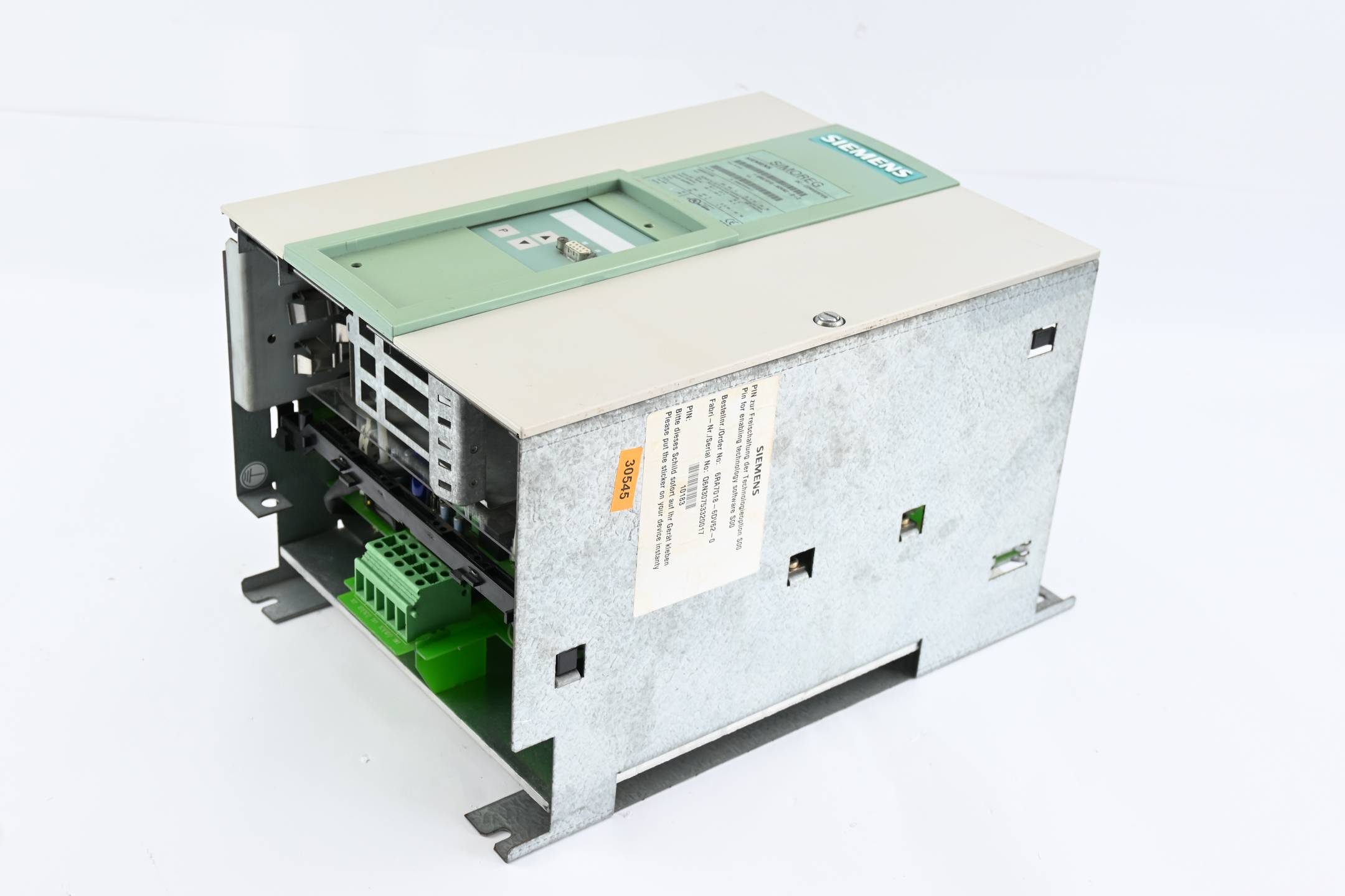 Siemens Simoreg DC Converter 6RA7018-6DV62-0-Z ( 6RA7 018-6DV62-0-Z ) E.A2 Z=S00