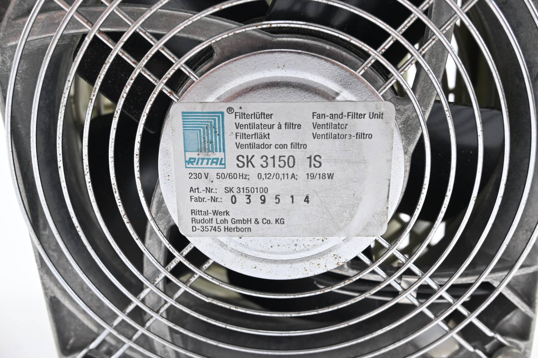 Rittal Filterlüfter SK 3150 1S ( SK 3150100 )